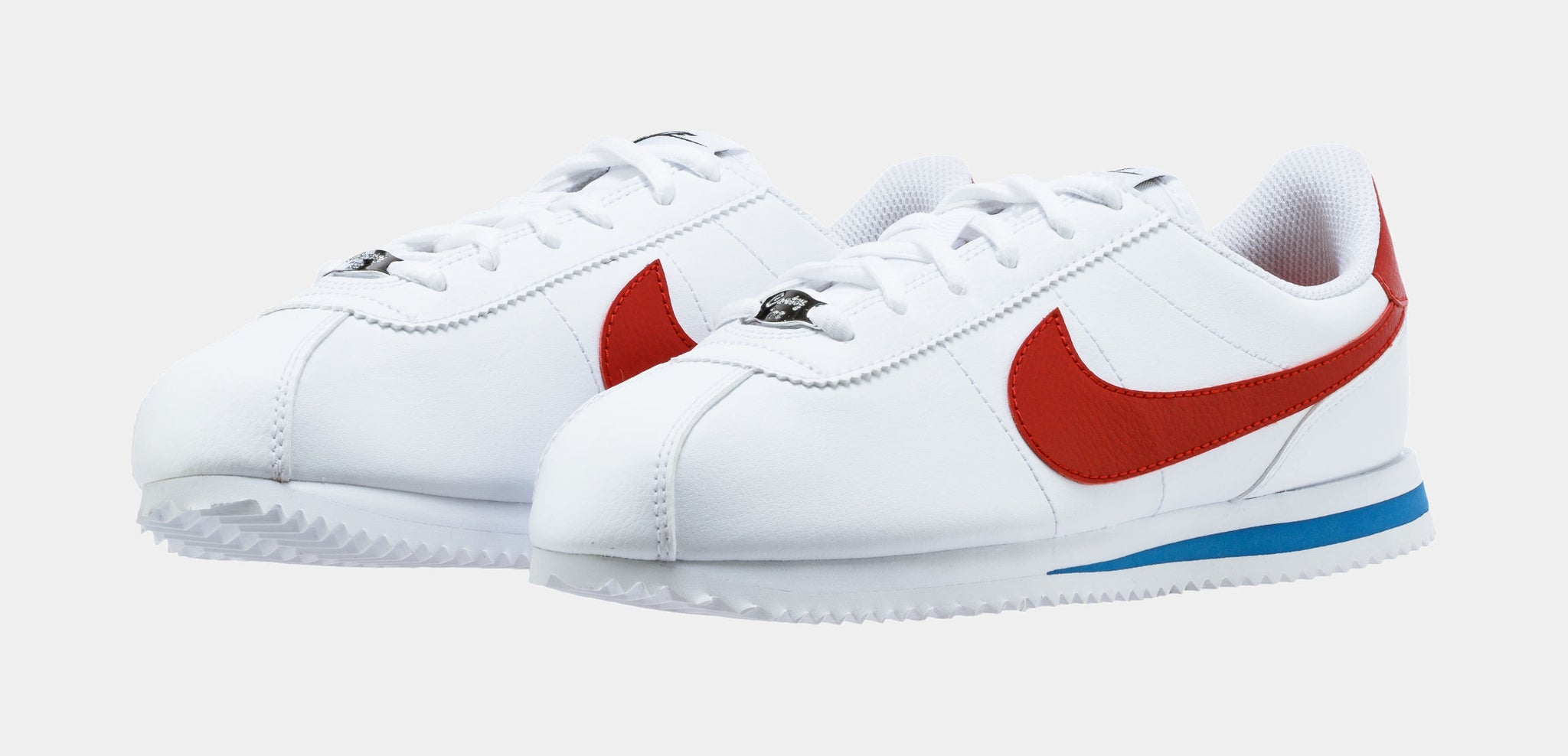 Cortez SL Grade School Lifestyle Shoe White Red