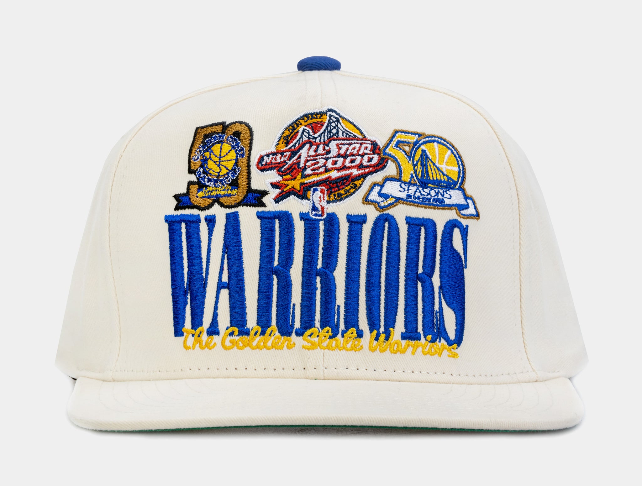Mitchell & Ness Golden State Warriors Retro Snapback Mens Hat Beige  HHSS5136-GSWYYPPPOFWH – Shoe Palace