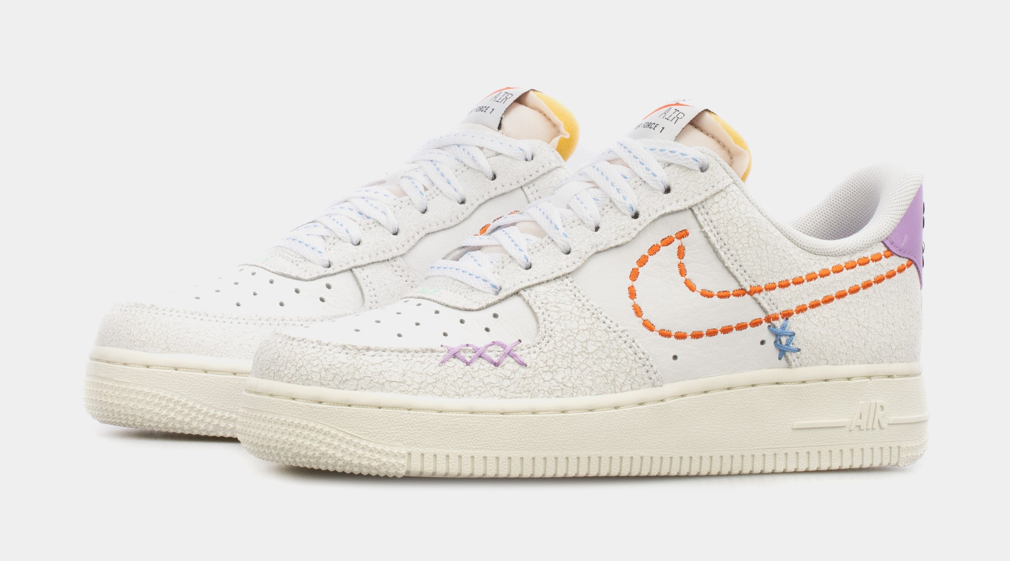 Nike Air Force 1 '07 SE Womens Lifestyle Shoes White Multi DX2348