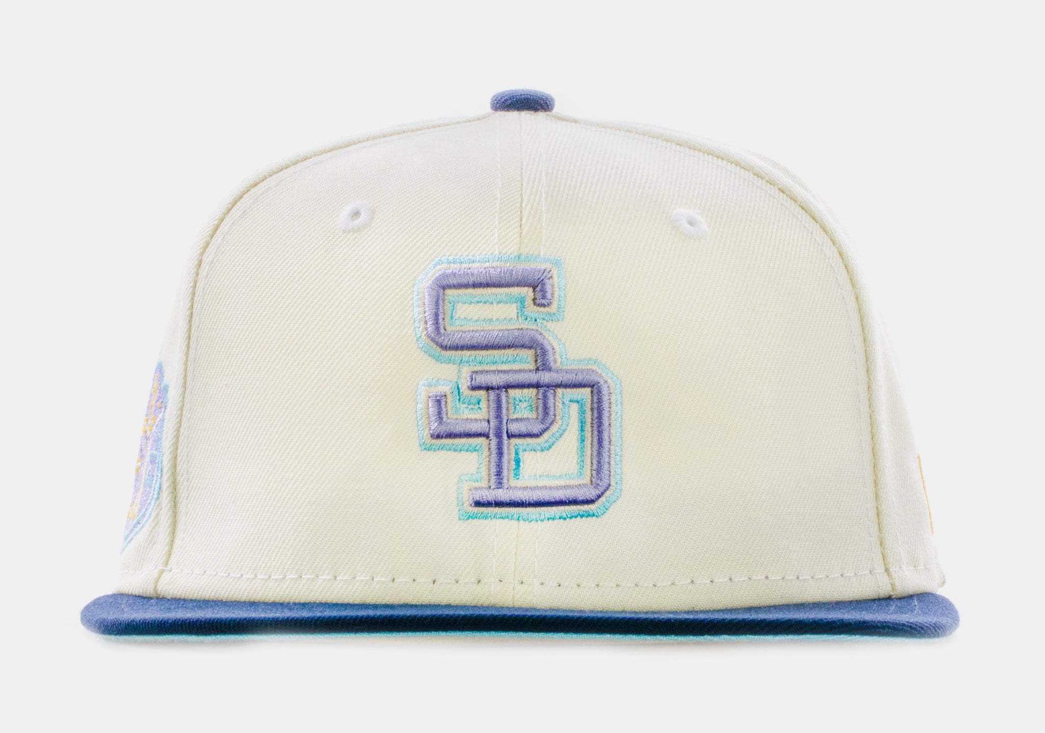 New Era Men's New Era Light Blue San Diego Padres Color Pack 59FIFTY Fitted  Hat