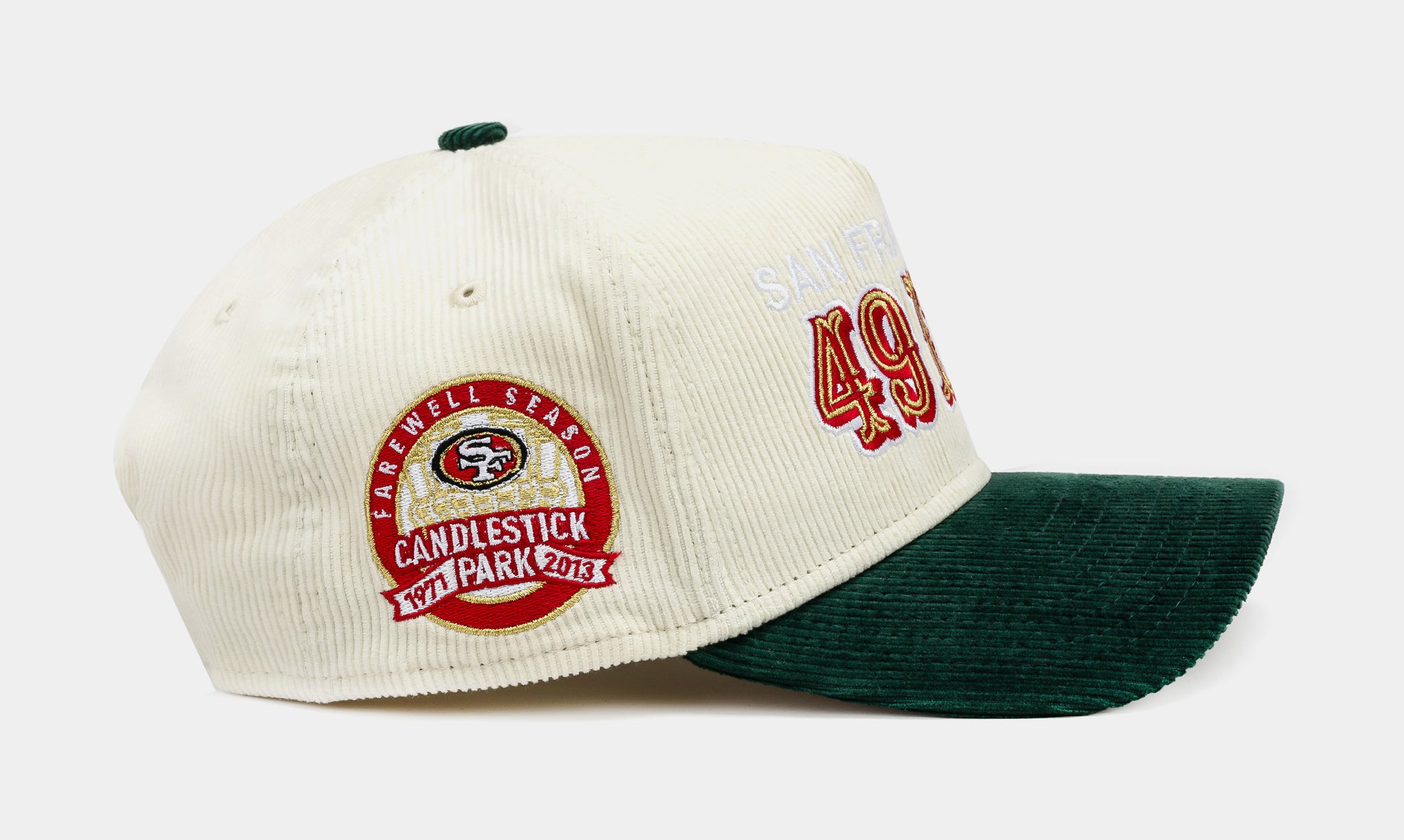 New Era Shoe Palace Exclusive San Francisco 49ers 59FIFTY Fitted Mens Hat (Beige/Black)
