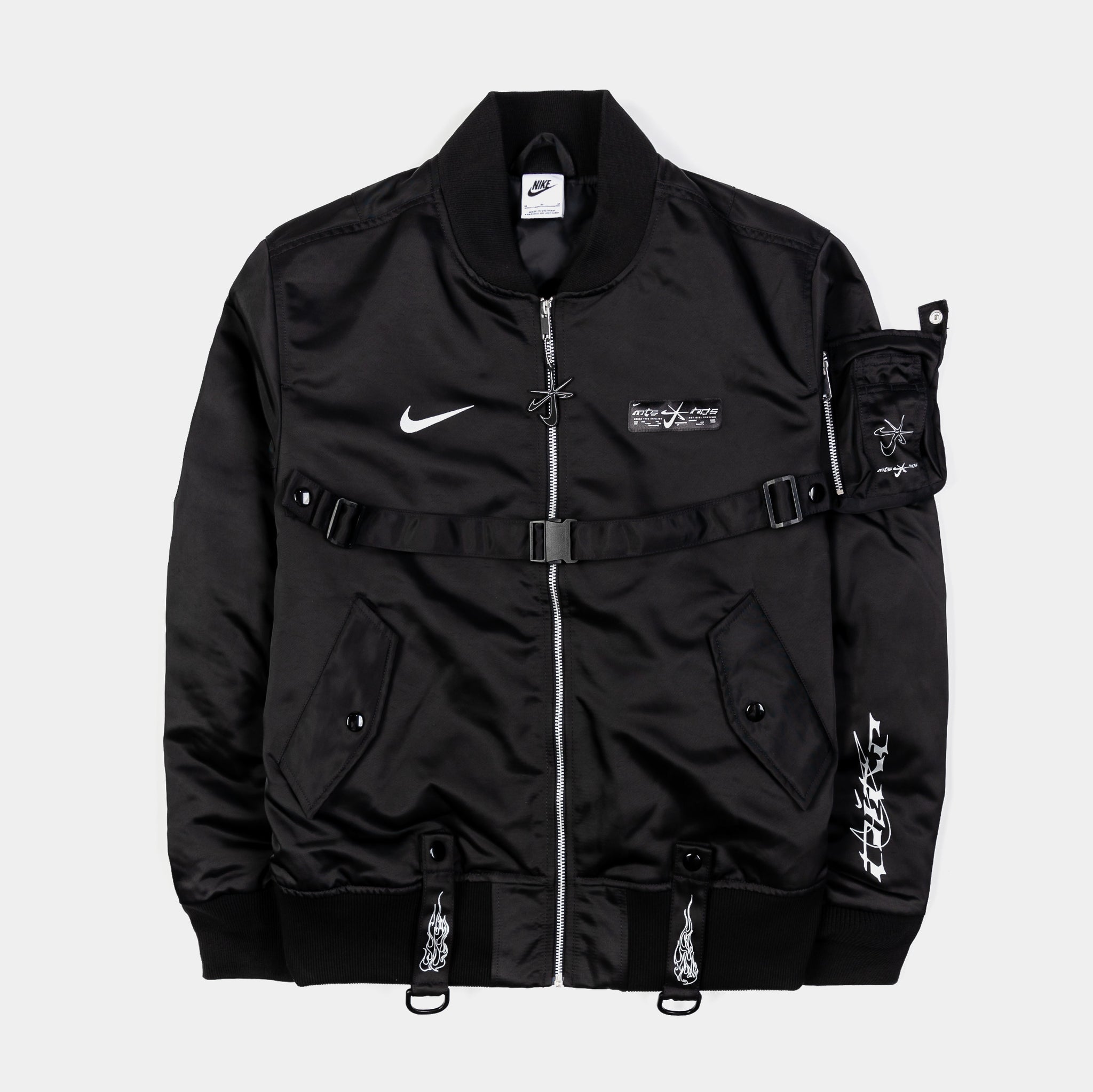 Nike x supreme 2024 leather bomber jacket