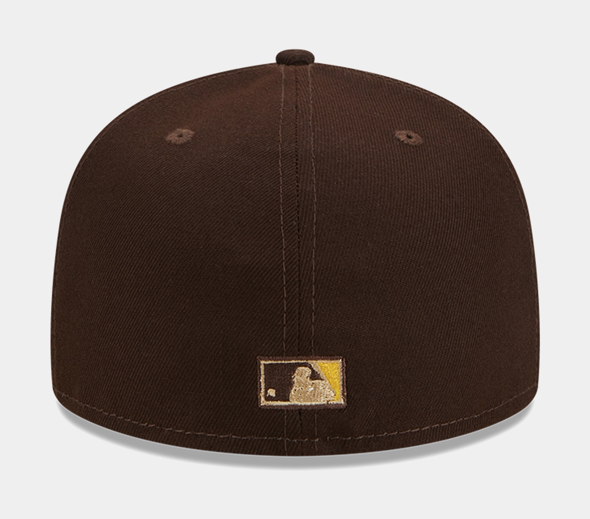 San Diego Padres Laurel Side Patch 59FIFTY Mens Hat (Brown)