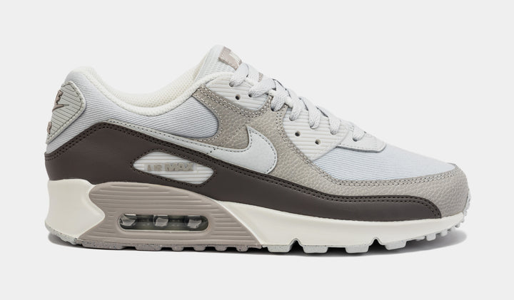 Nike Air Max 90 Mens Running Shoes White Cool Grey Black Team Red FB9658 100 Shoe Palace