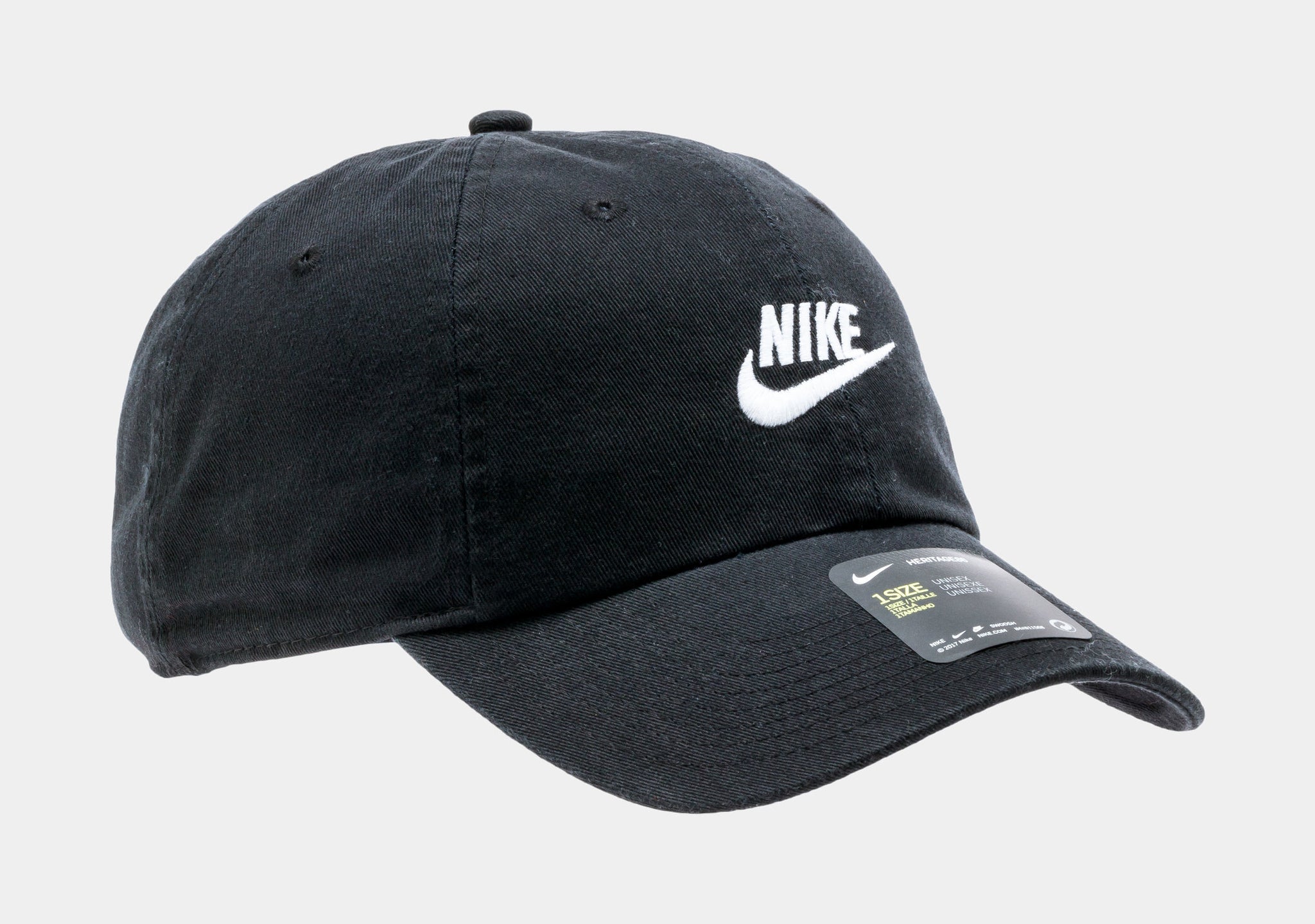 Nike Sportswear Heritage86 Futura Washed Cap in Black