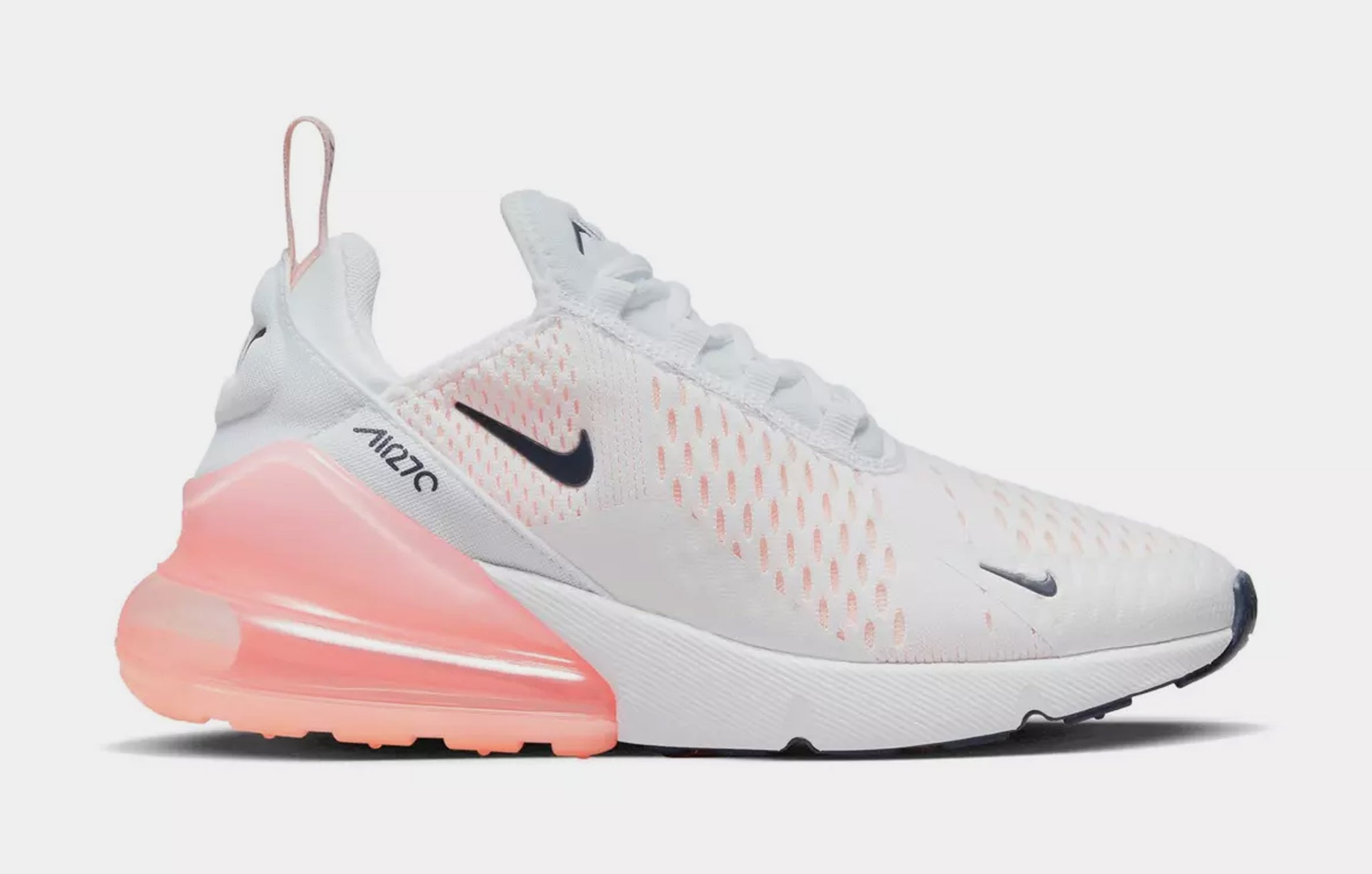 Womens air max 270 white outlet pink