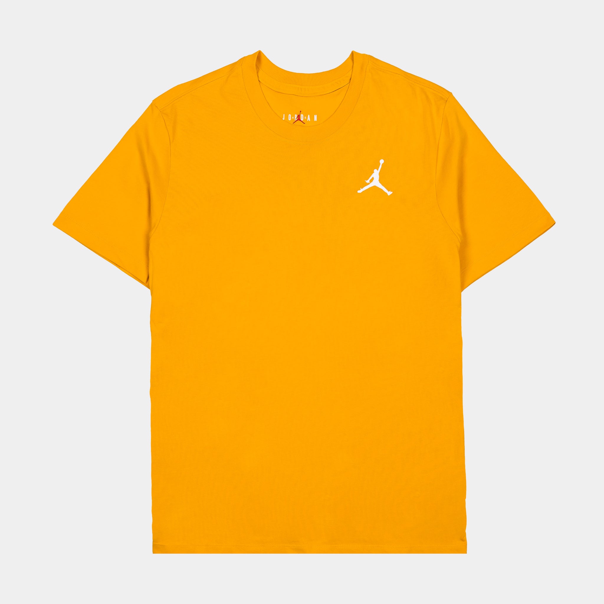 Jordan Jumpman EMB Mens Short Sleeve Shirt Yellow DC7485-752