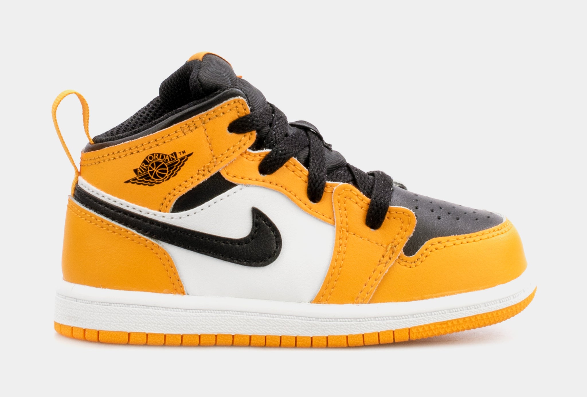 Black and yellow store jordan 1 toddler