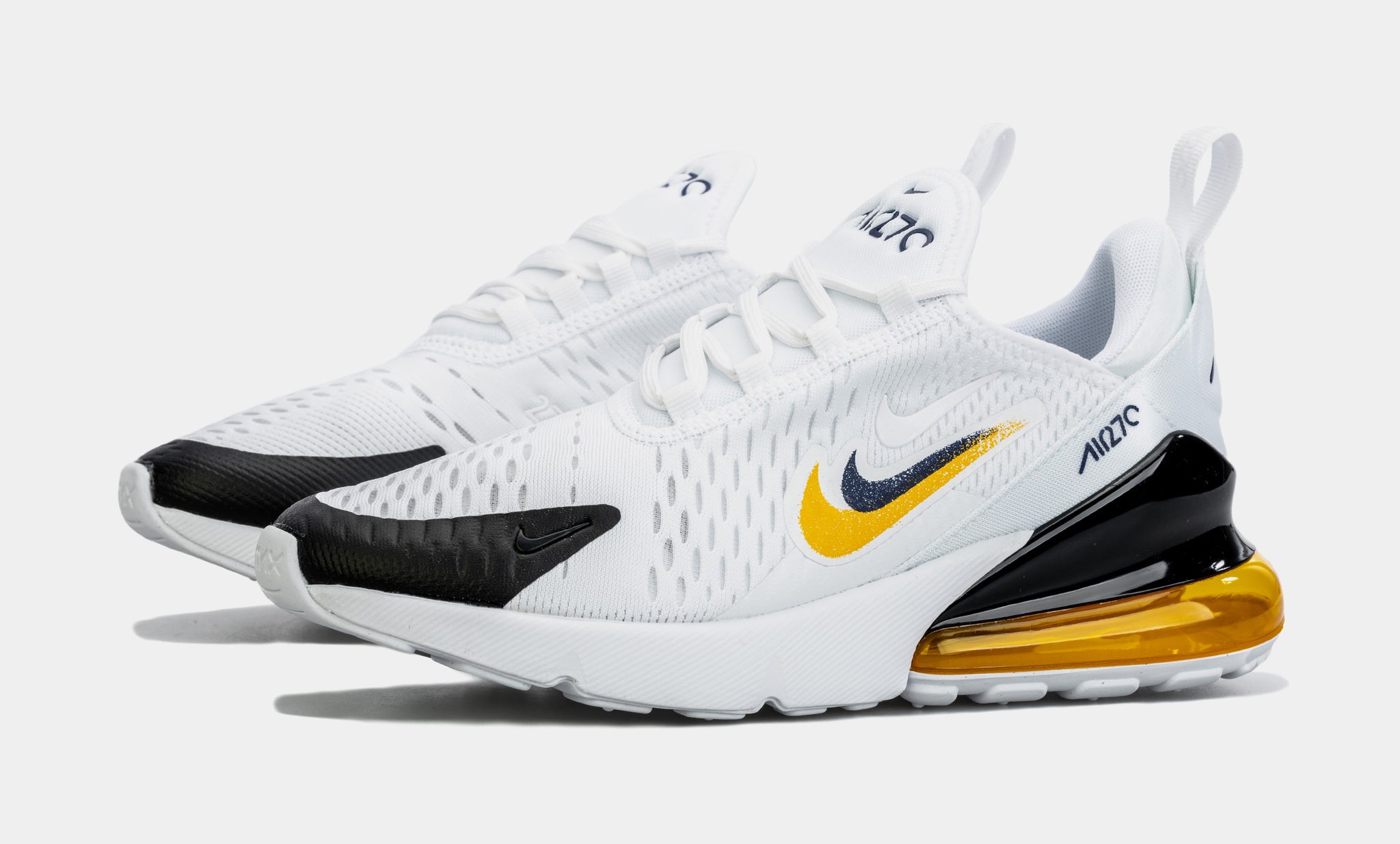 Air max 270 men's white and gold sale