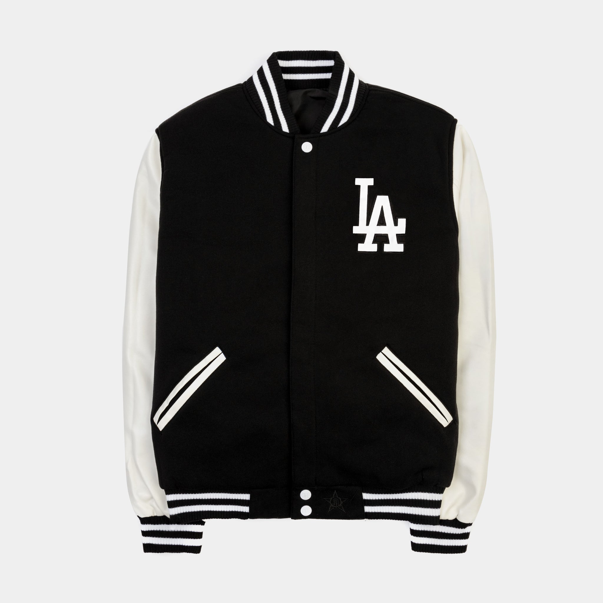 Black and white varsity jacket outlet mens