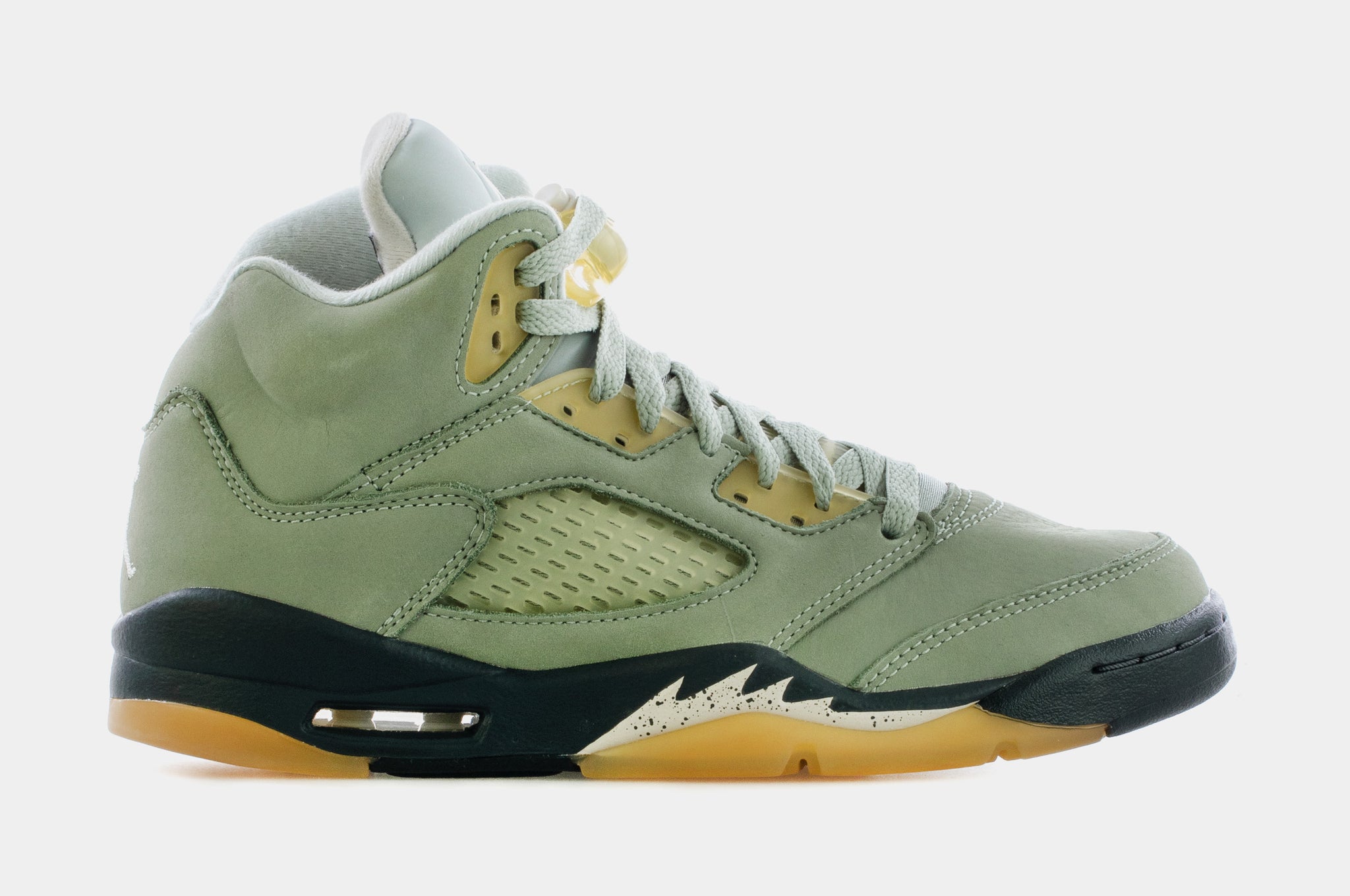 Jordan 5 white outlet green pink