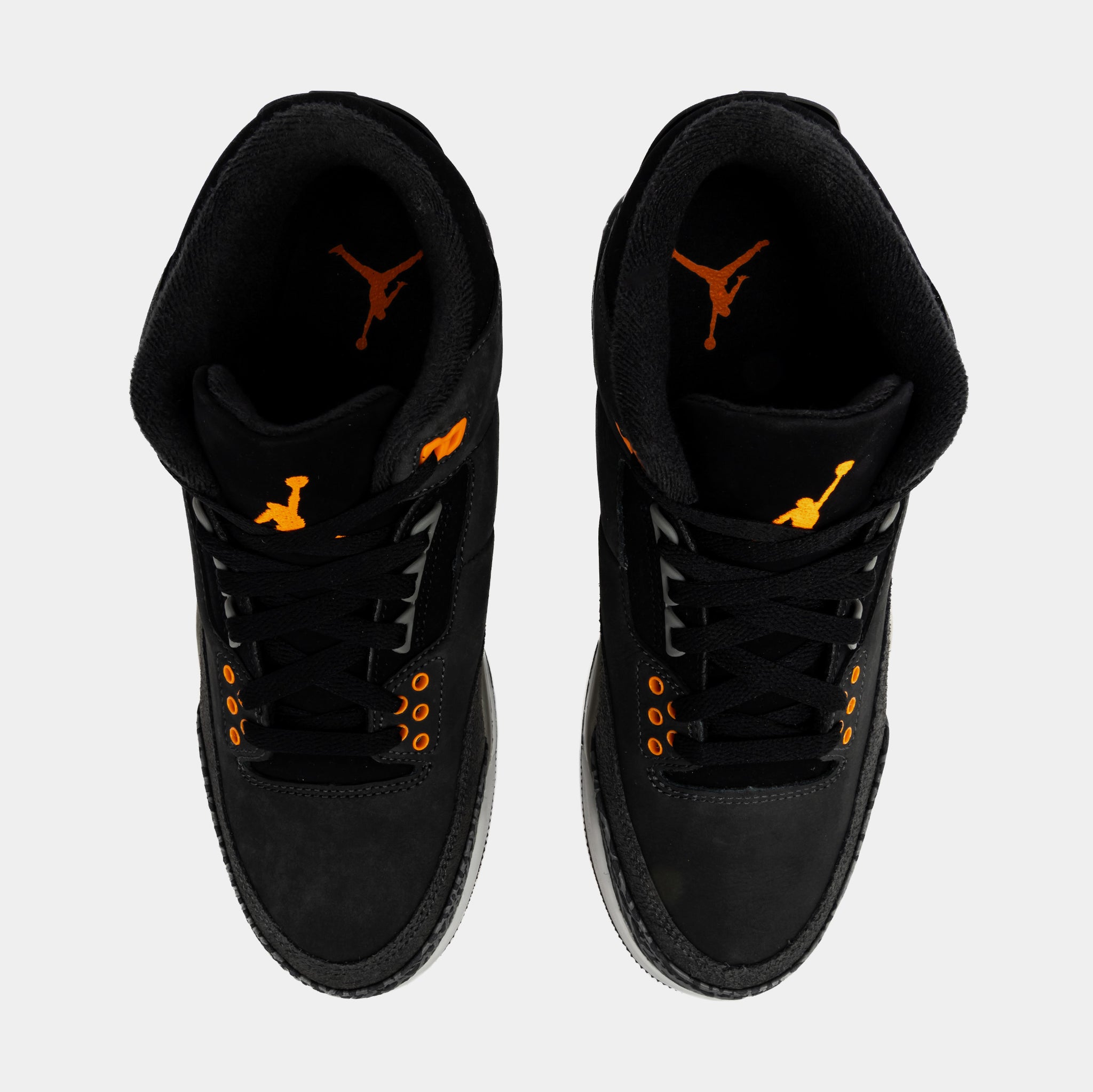 Jordan 3 best sale orange and black