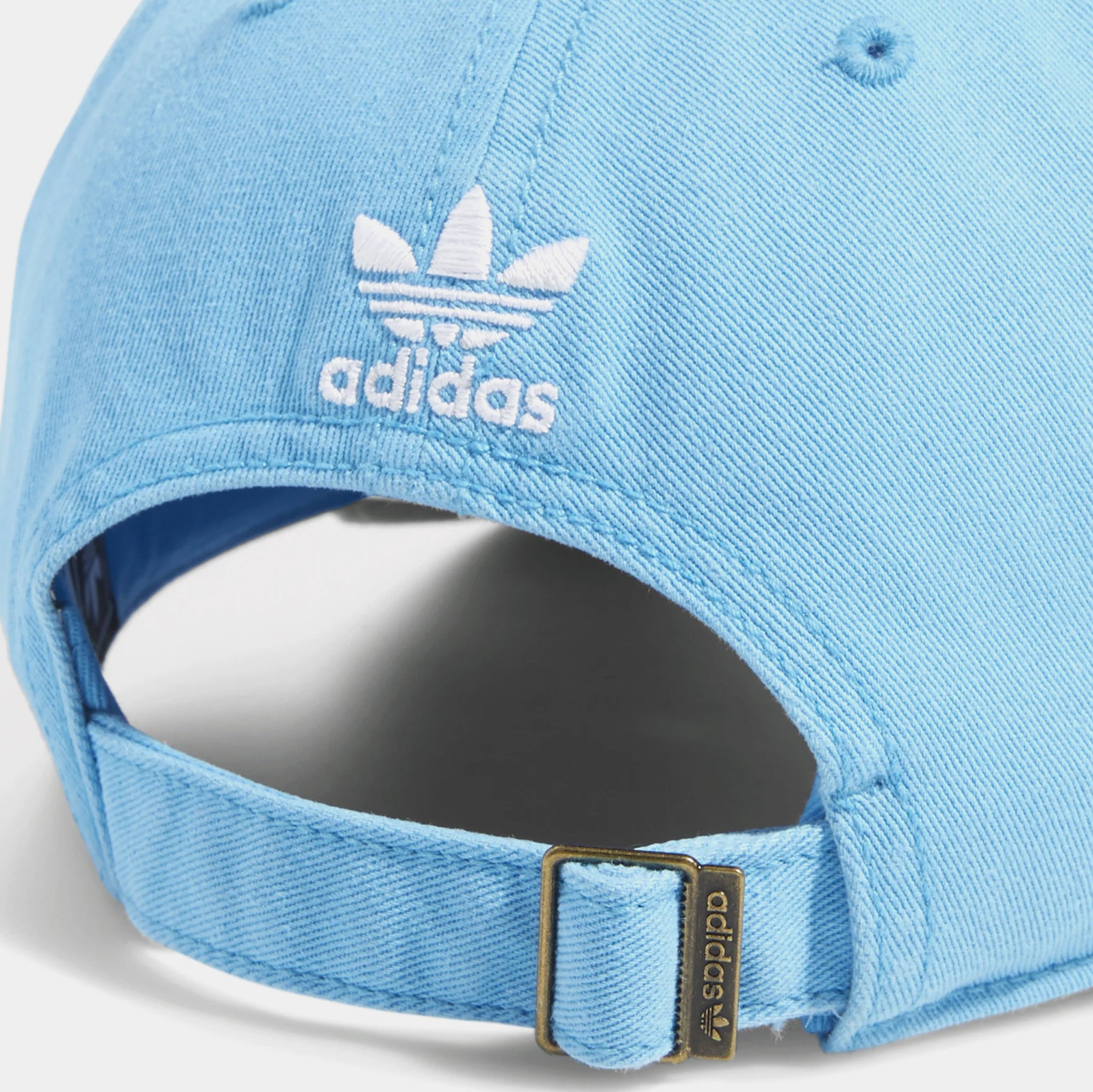 Relaxed Strap-Back Cap Mens Hat (Light Blue)