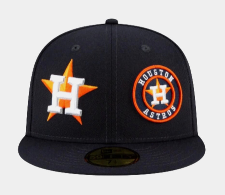 GIII/STARTER Shoe Palace Exclusive Houston Astros Home Game Varsity Mens Jacket (Black/Orange)