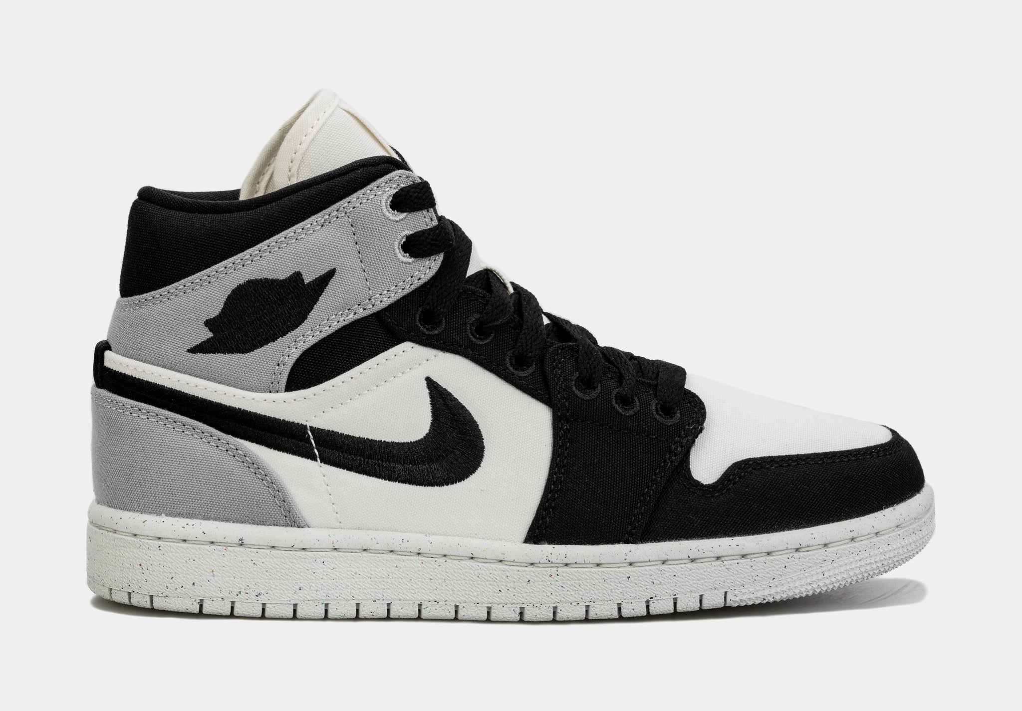 Black and grey hot sale jordan retro 1