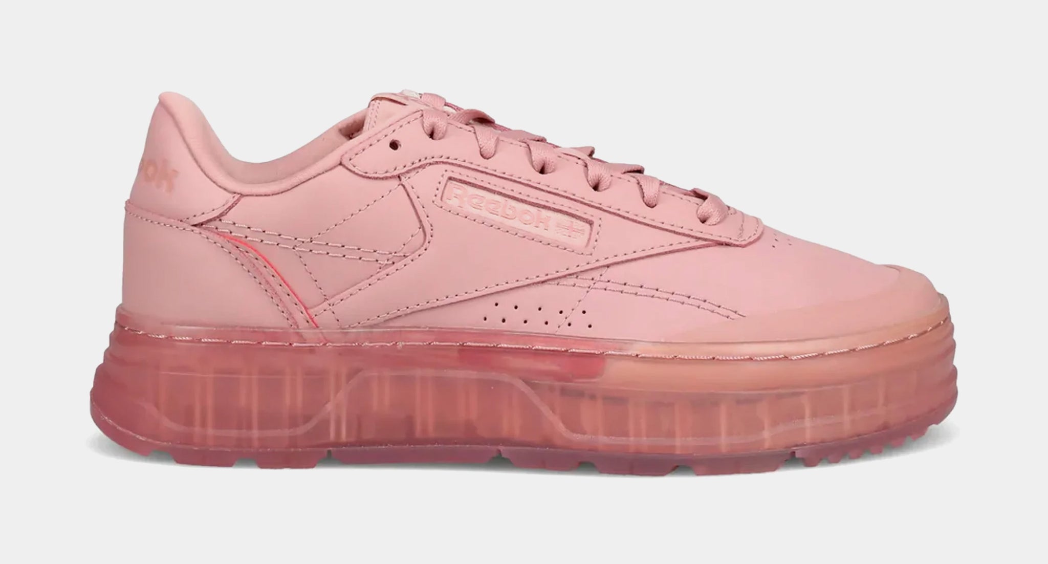 Pink reebok cheap sneakers