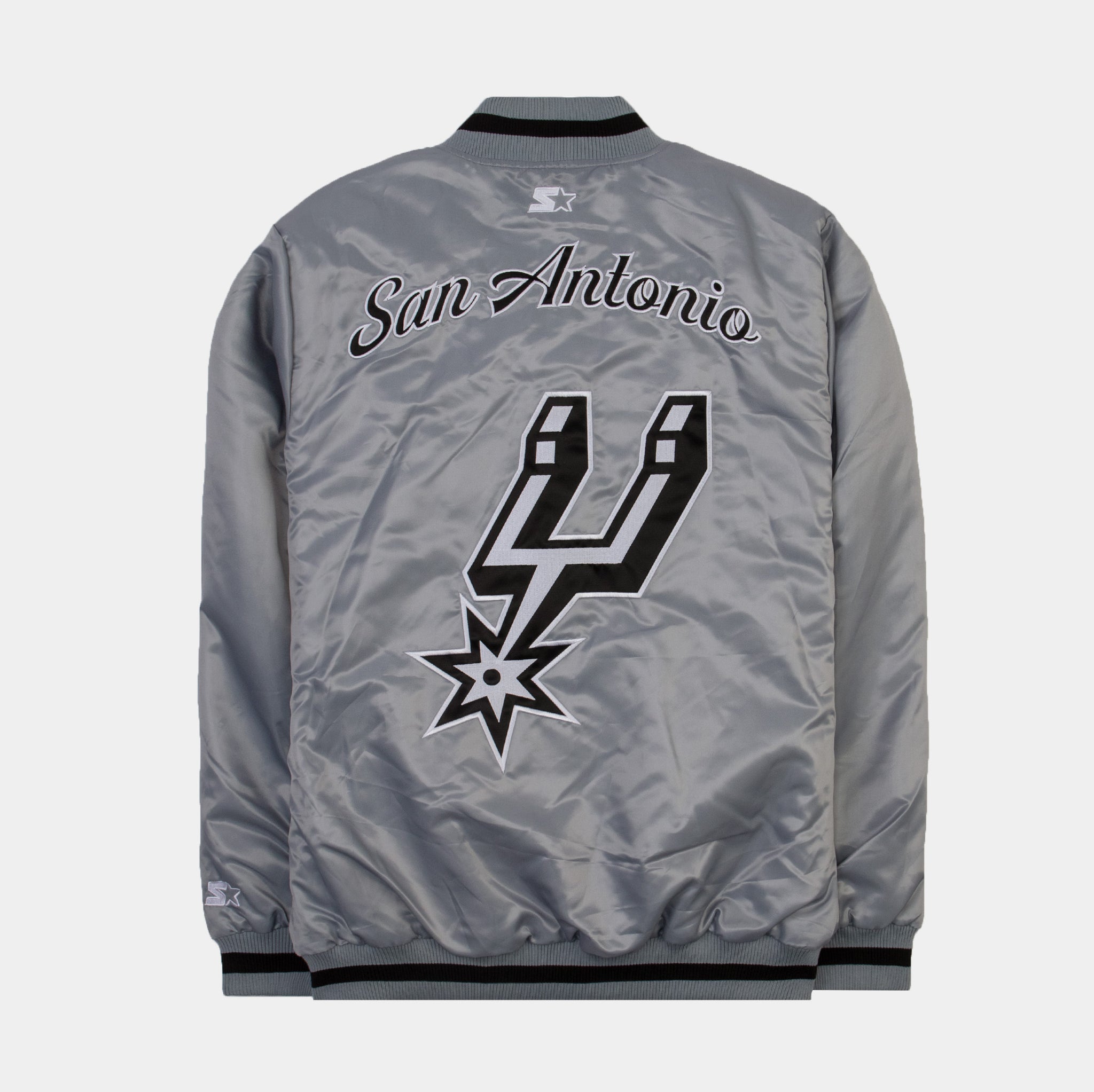 Starter Shoe Palace Exclusive San Antonio Spurs Mens Jacket Grey