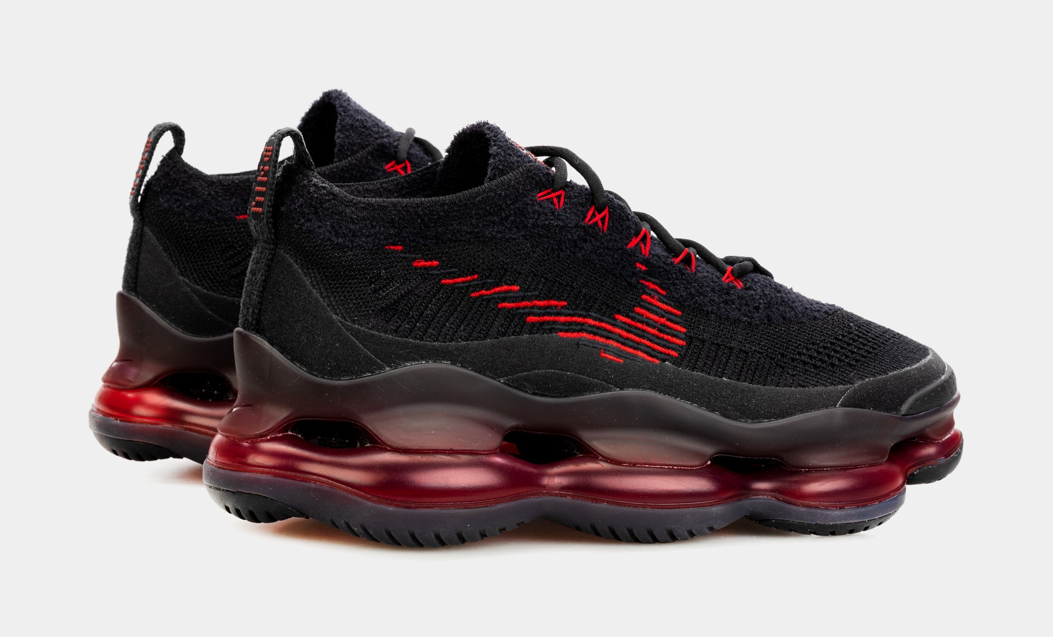 Vapormax flyknit 2 black and outlet red