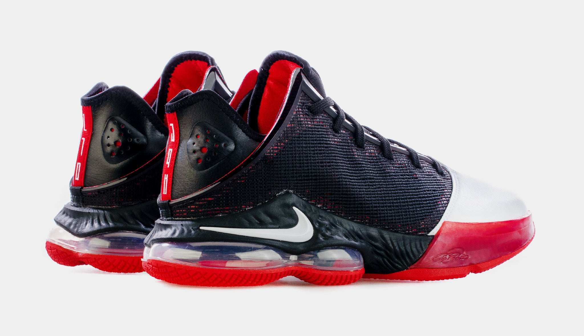 Nike Lebron XIX Low EP 19 Bred Black Red Men Basketball Shoes Sneaker  DH1271-001 