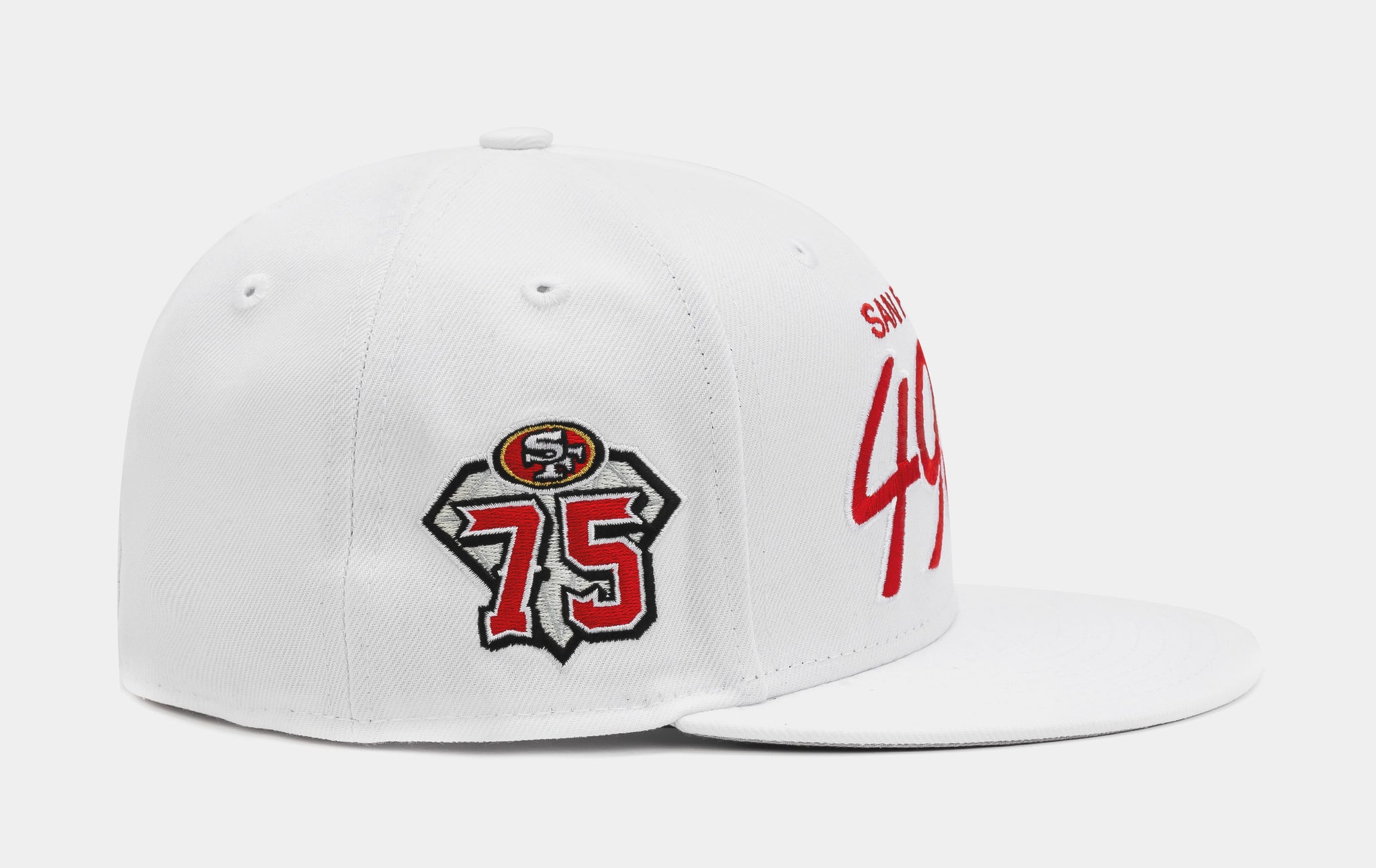 Shoe Palace Collection San Francisco 49ers 59Fifty Mens Fitted Hat (White)