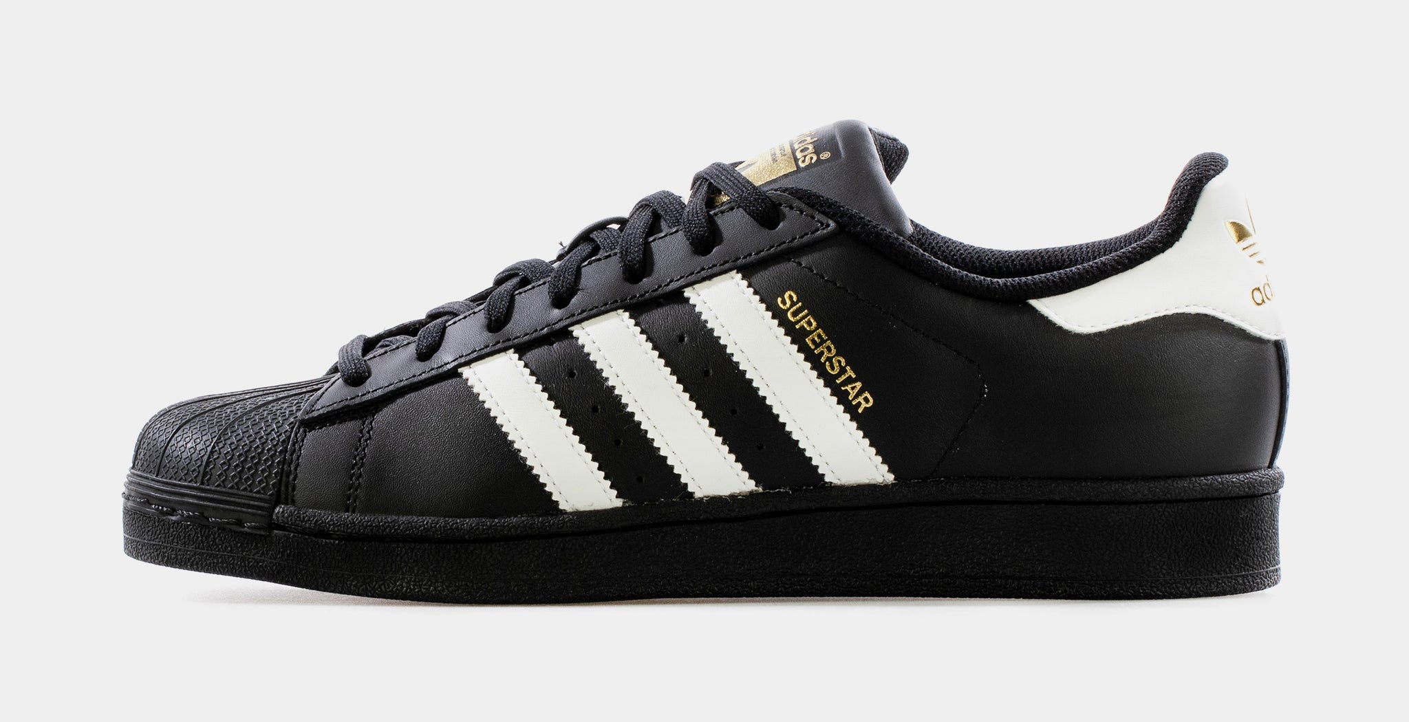 Adidas shell toe black and outlet gold