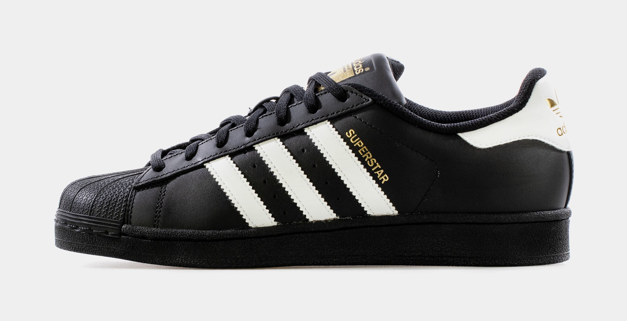 adidas superstar black and gold