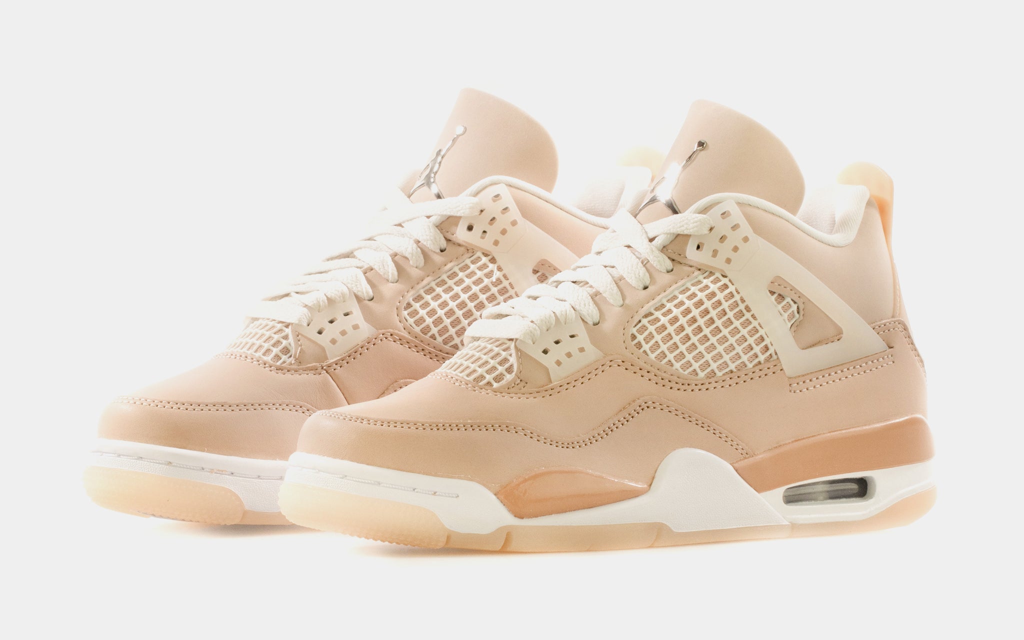 Air Jordan 4 Retro Shimmer Womens Lifestyle Shoe (Shimmer/Bronze  Eclipse/Orange Quartz/Metallic Silver) Limit One Per Customer