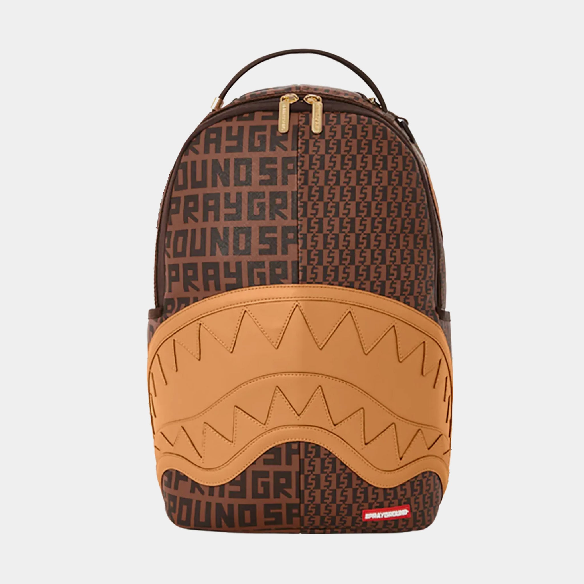 Sprayground Shark In Paris Faux Leather Backpack for Men