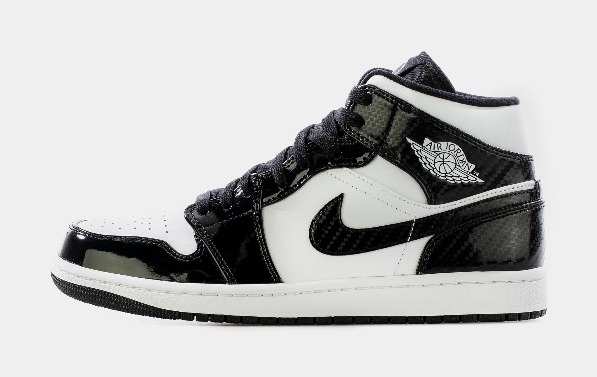 Air jordan 1 clearance black white mid