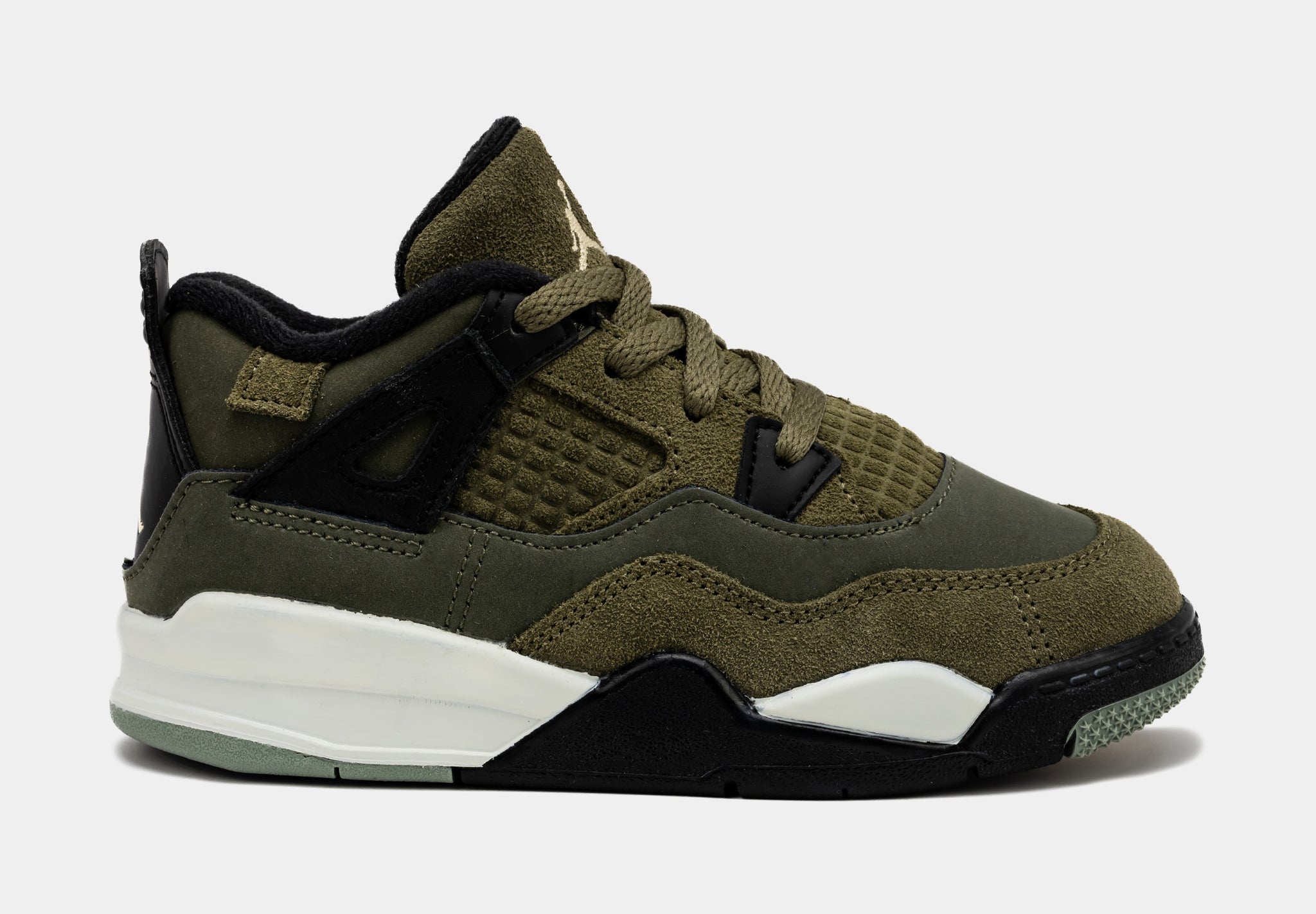 Olive green suede clearance jordans