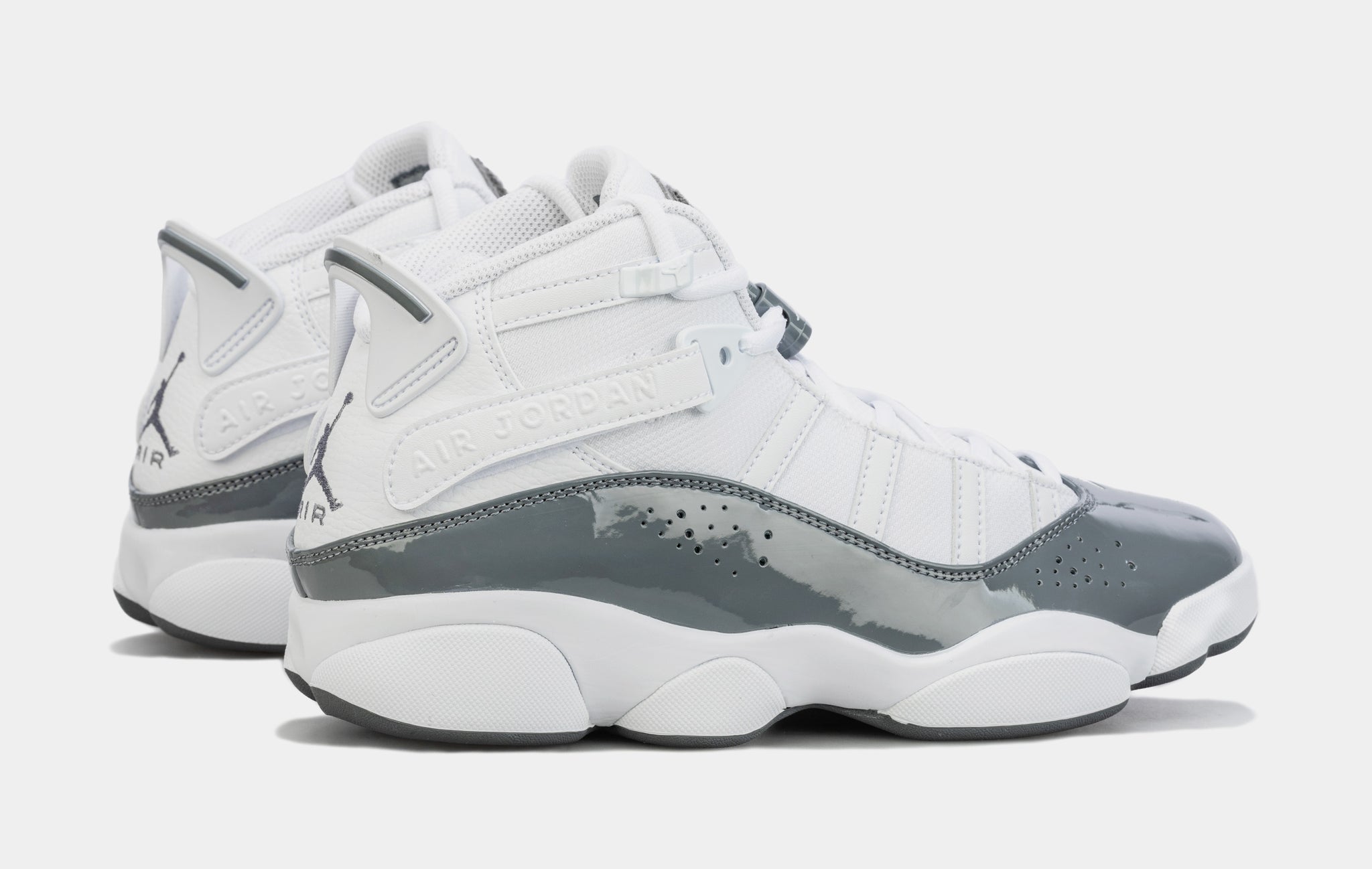 Jordan 6 Rings Mens Basketball Shoes White Grey 322992-121 – Shoe Palace