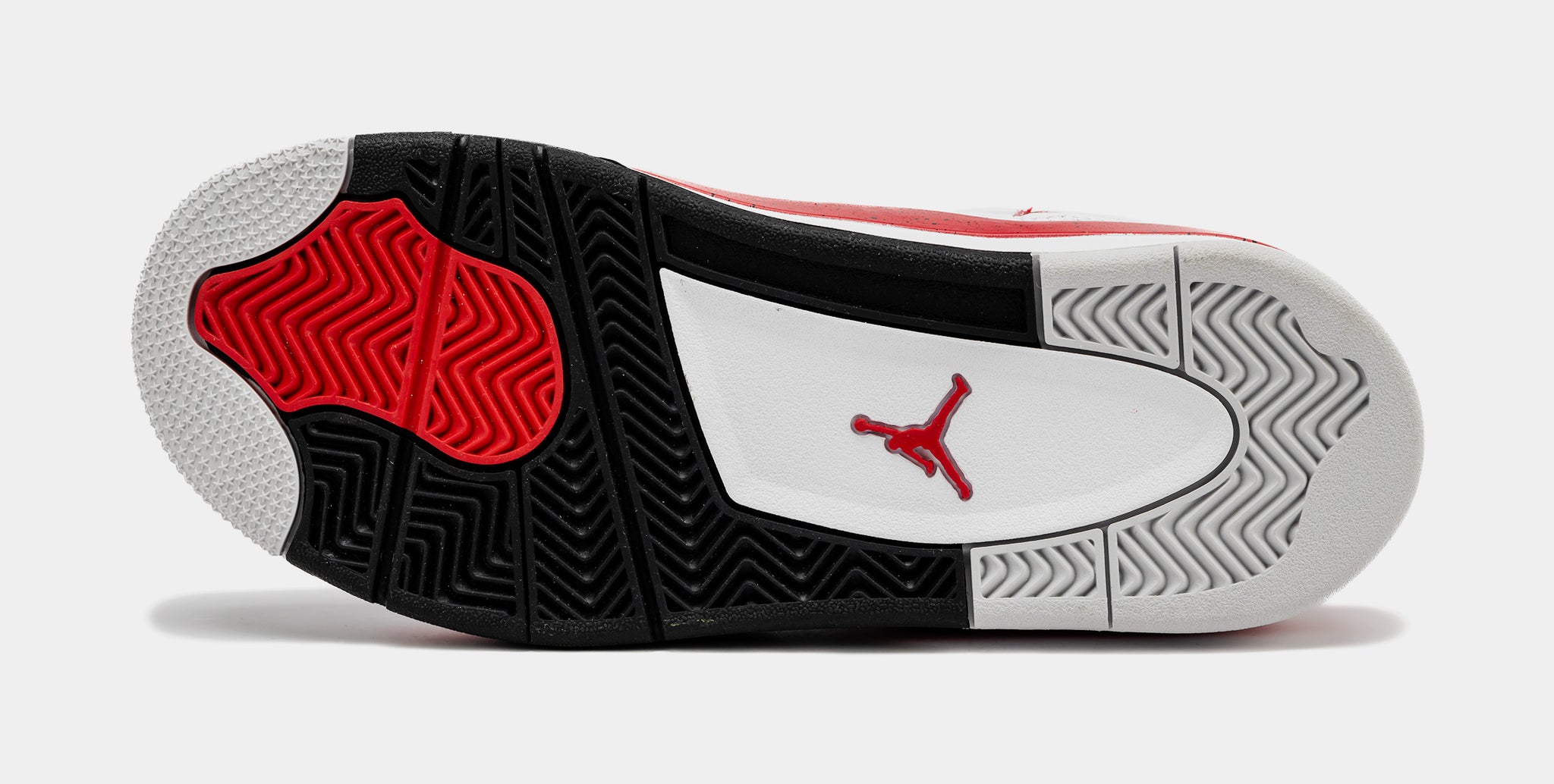 Jordan Brand Jordan 4 Retro'Red Cement' (Preschool) WHITE/FIRE  RED-BLACK-GREY