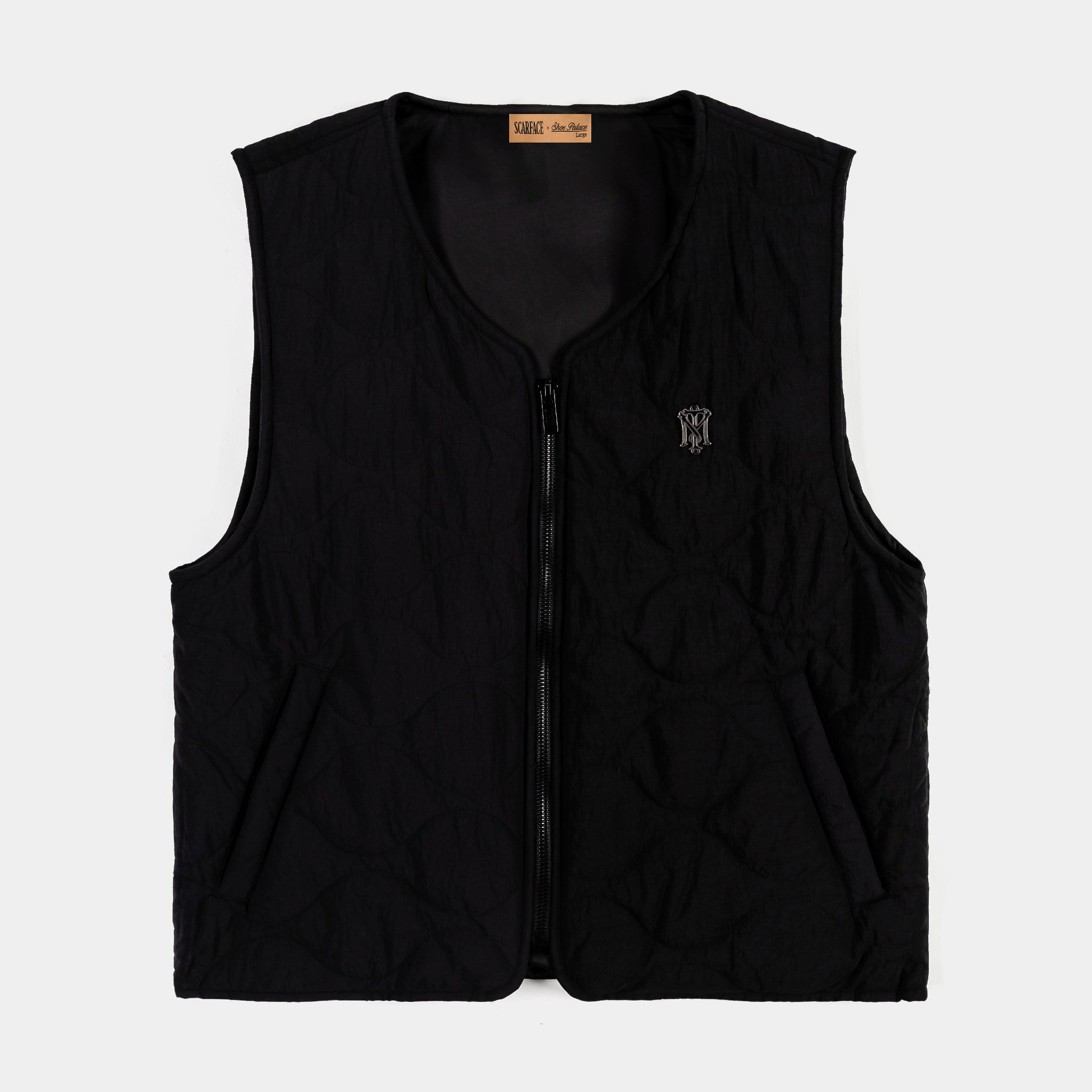 Shoe Palace SP x Scarface Puffer Mens Vest Black SFPV302 – Shoe Palace