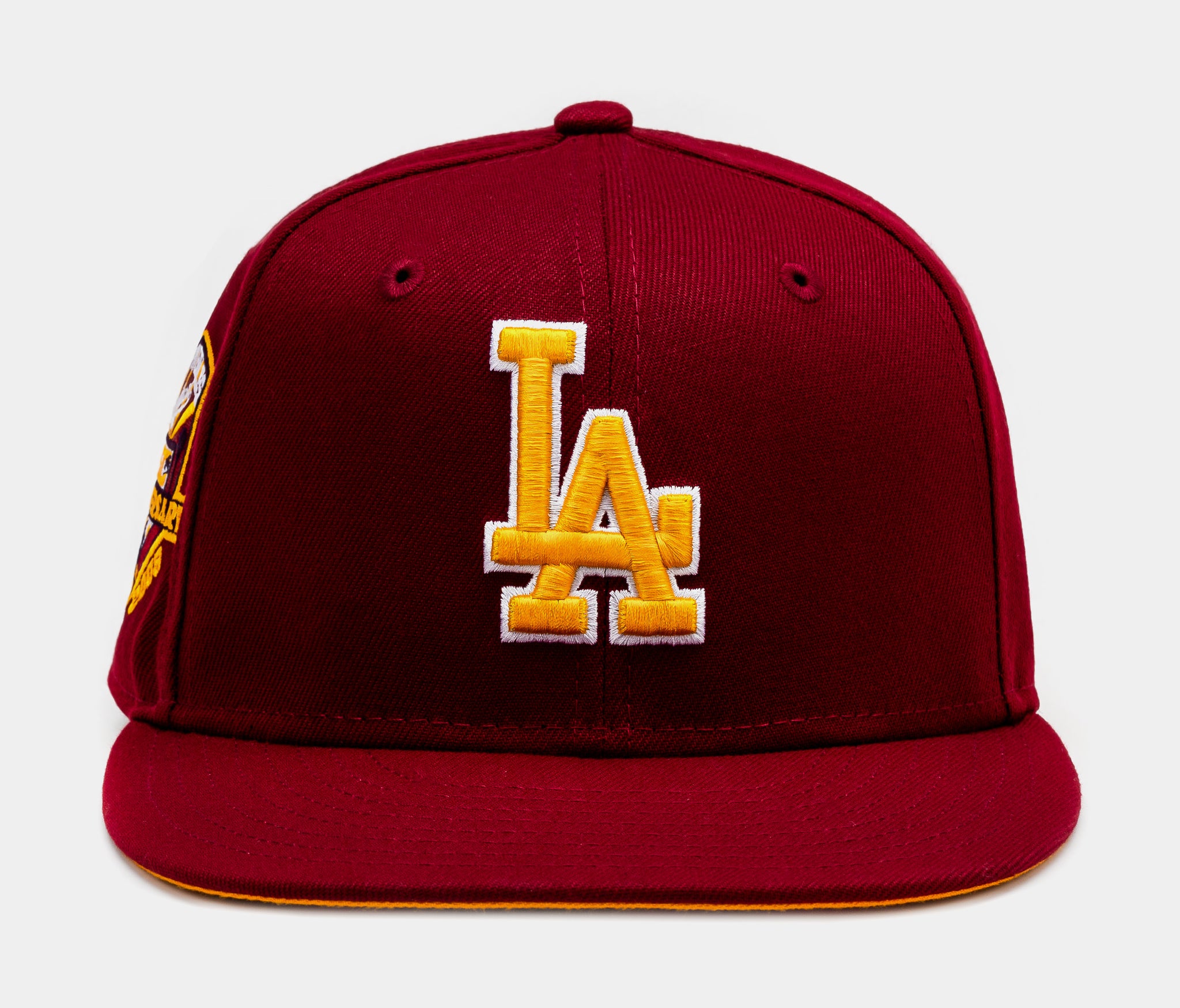 Los Angeles Dodgers x USC Trojans 50th Anniversary 59Fifty Fitted Mens Hat  (Red/Gold)