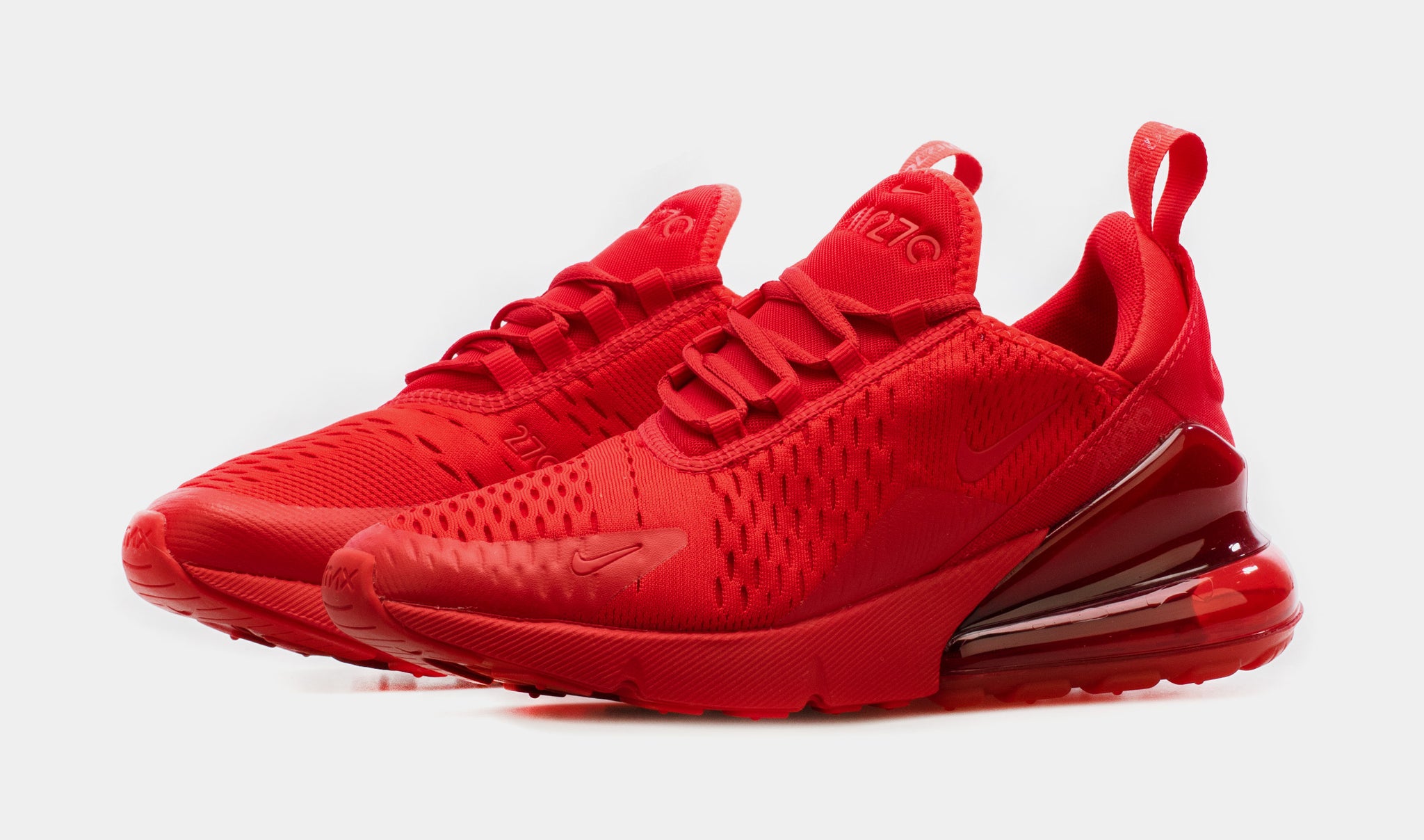 Air Max 270 Grade School Lifestyle Shoes Red