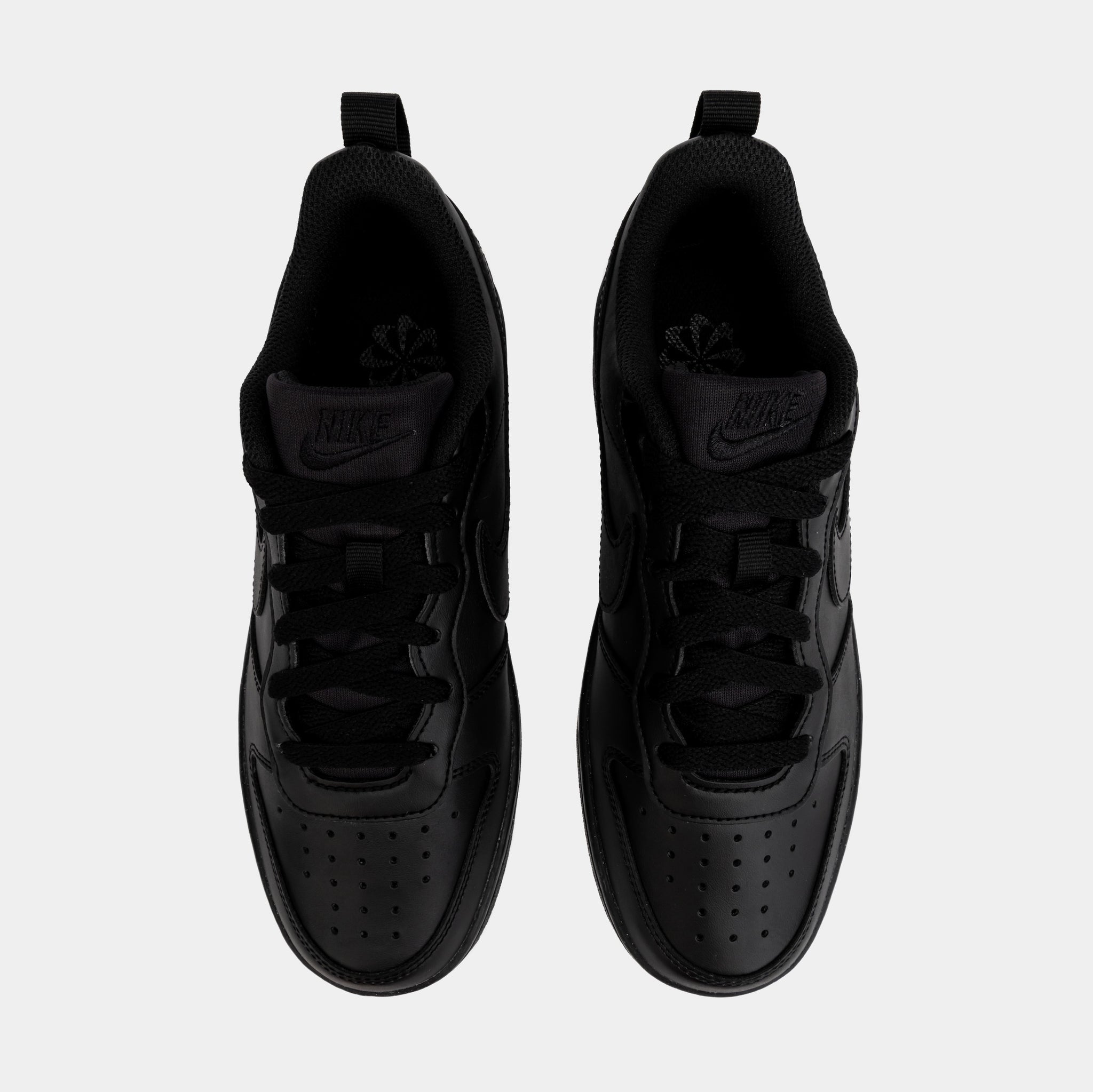 Nike Court Borough Low Shoe Palace Shoes Lifestyle Grade School DV5456-002 – Recraft Black