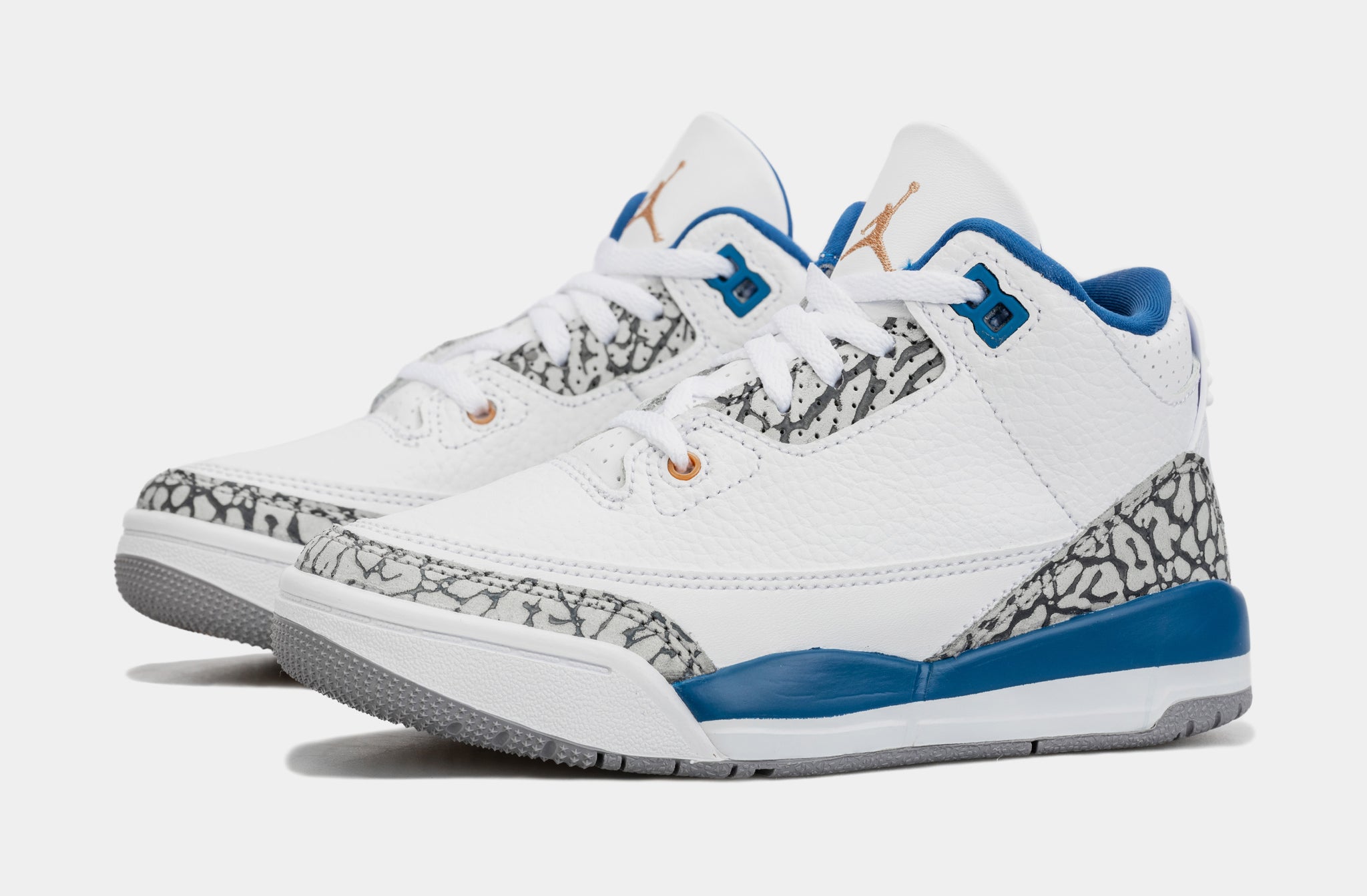 Jordan 3 blue clearance white