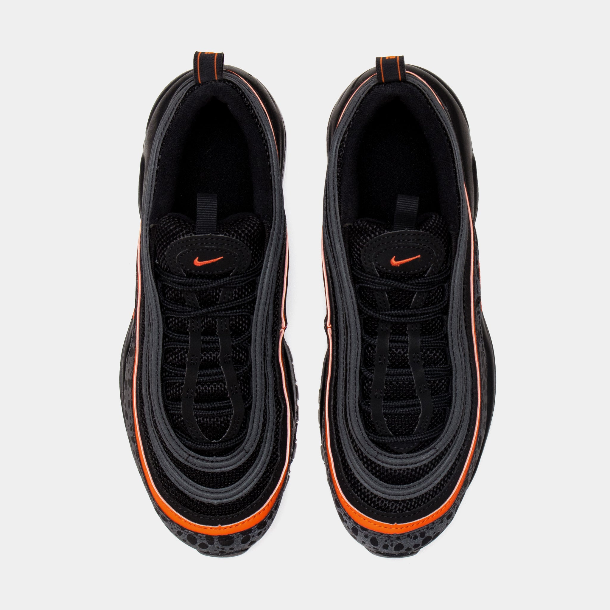 Nike Air Max 97 Grade School Lifestyle Shoes Black Orange DX3088