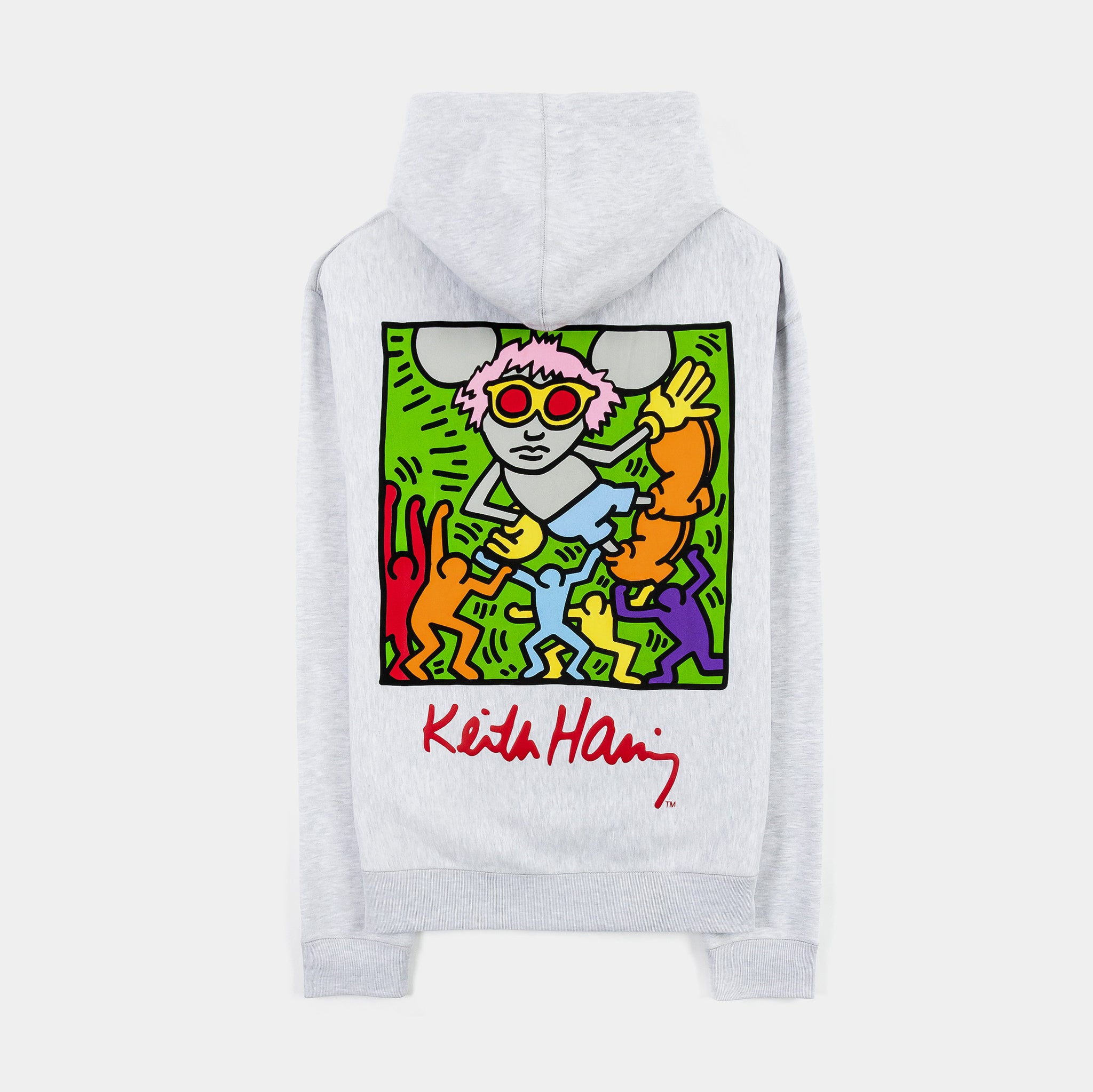 Shoe Palace SP x Keith Haring Andy Mouse Mens Hoodie Grey KHHDY201