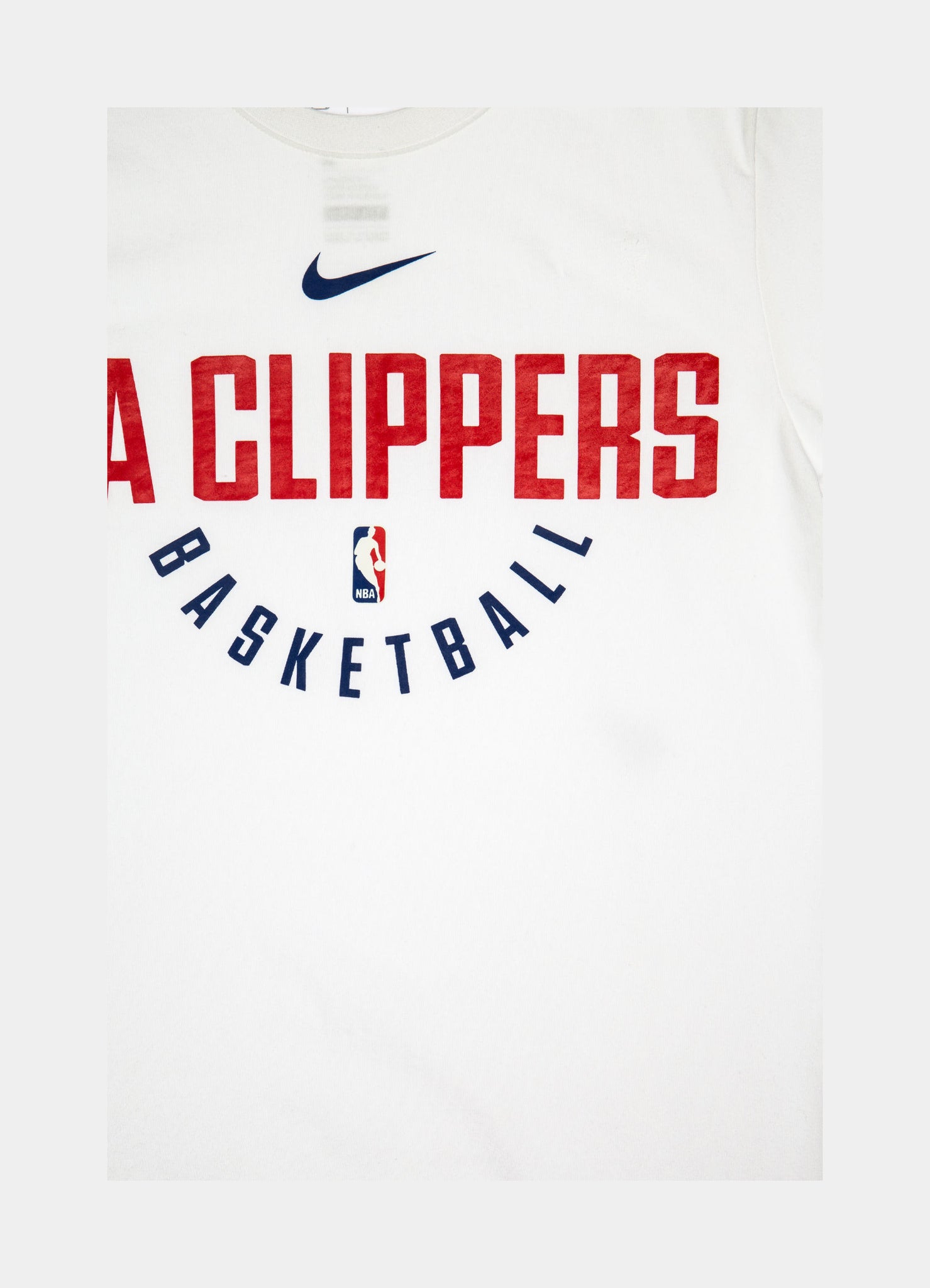 Nike Los Angeles Clippers NBA Dri Fit Mens Practice T-Shirt White
