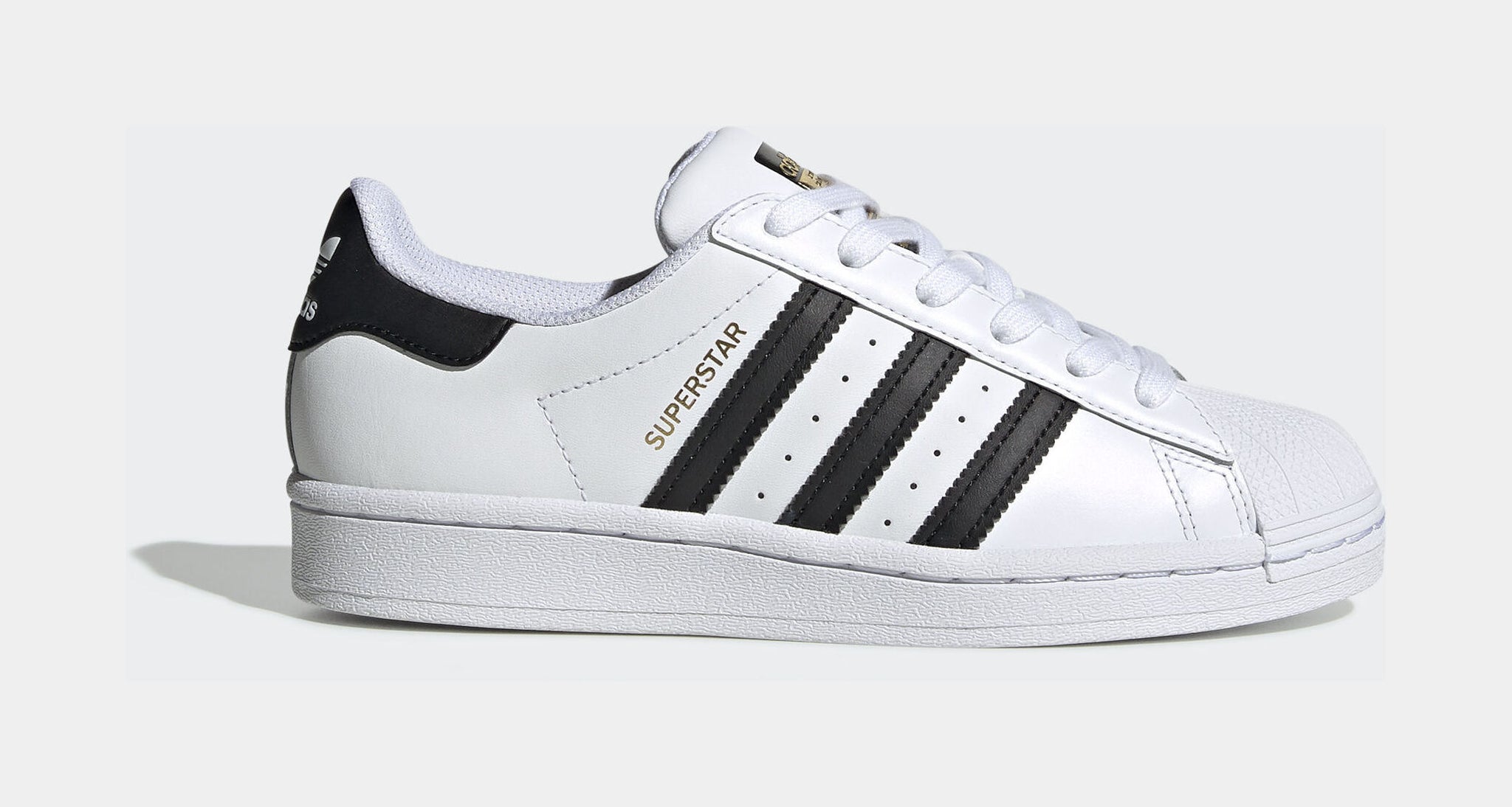 All white adidas 2025 superstar grade school