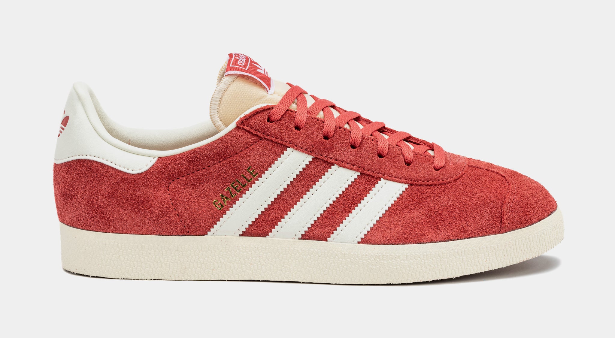 Mens red clearance adidas gazelle trainers