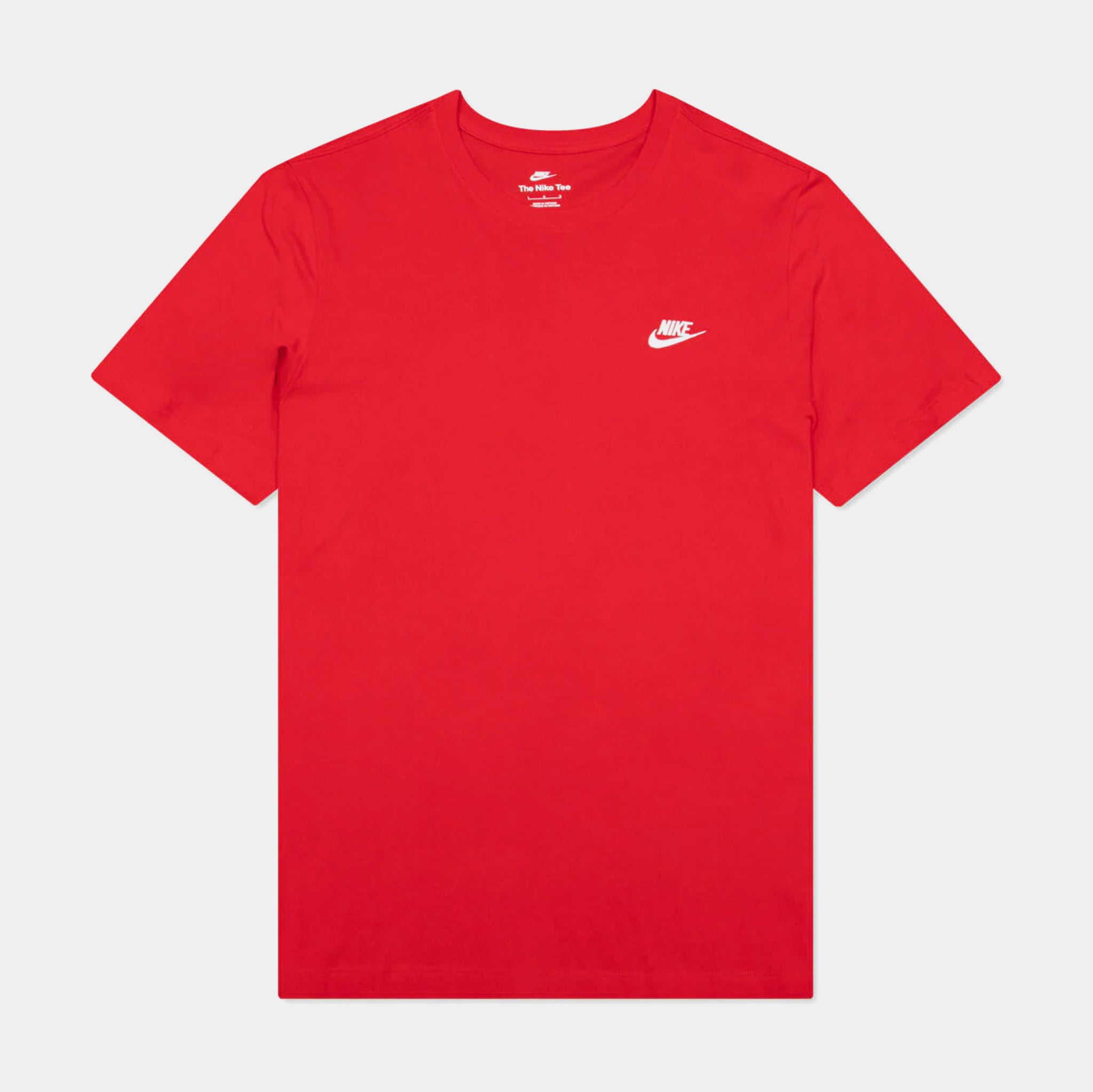 Nike red store shirt mens