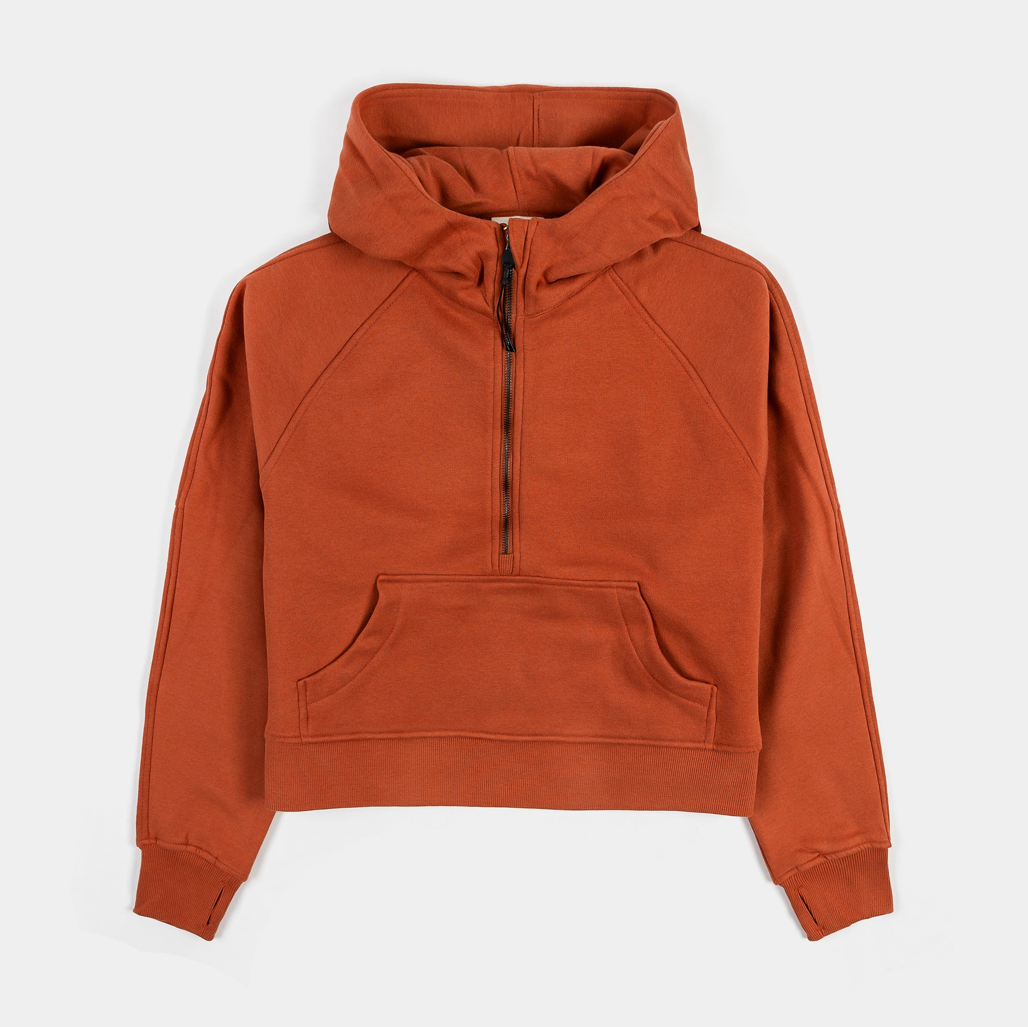 Sacr Logan Half Zip Womens Hoodie Orange SCRHZ04 Shoe Palace