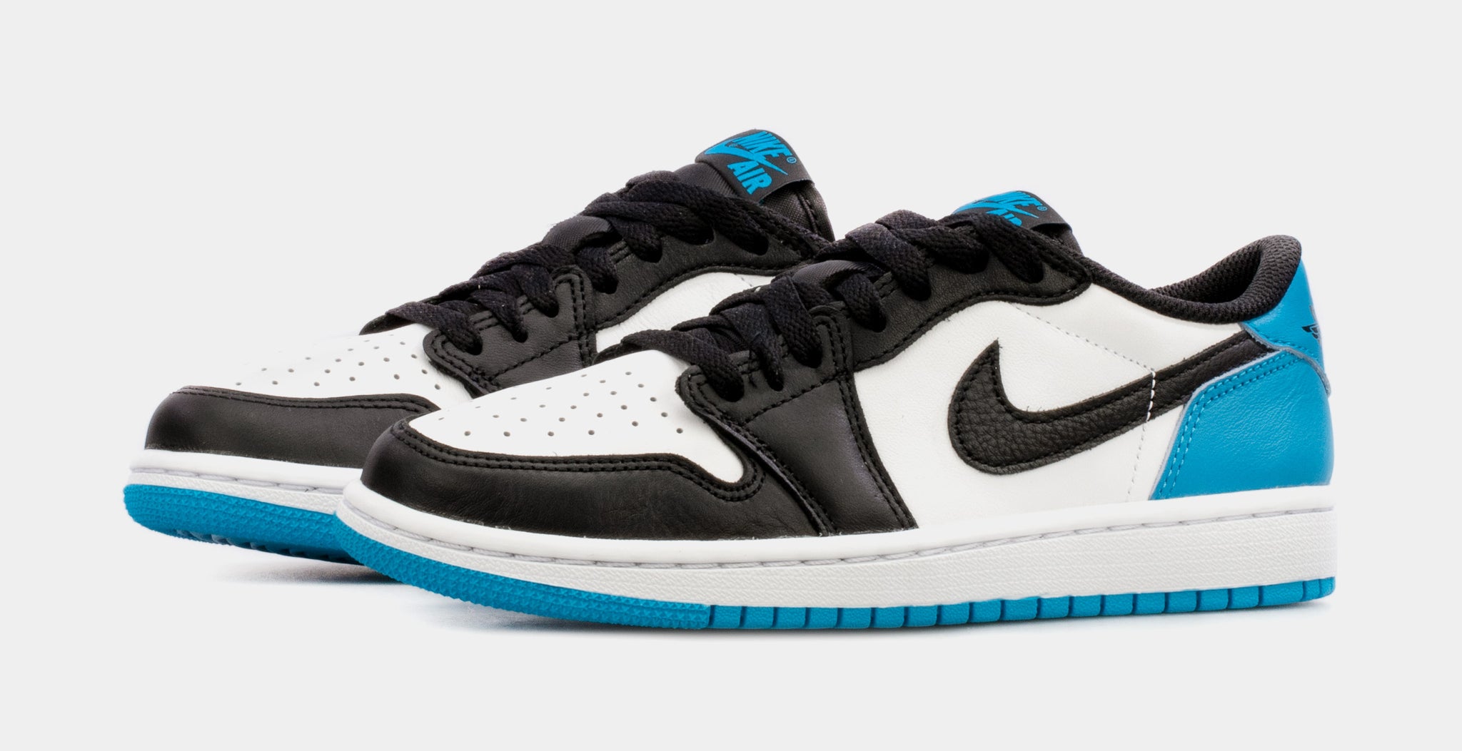 Air jordan low cheap bleu