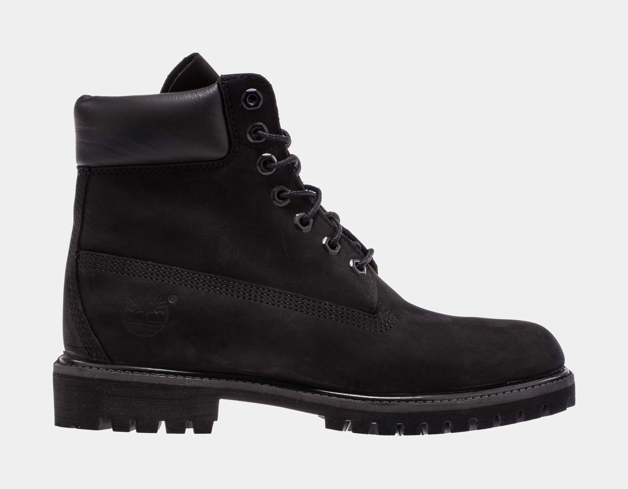 Timberland 6-Inch Premium Mens Boots Black Nubuck 10073