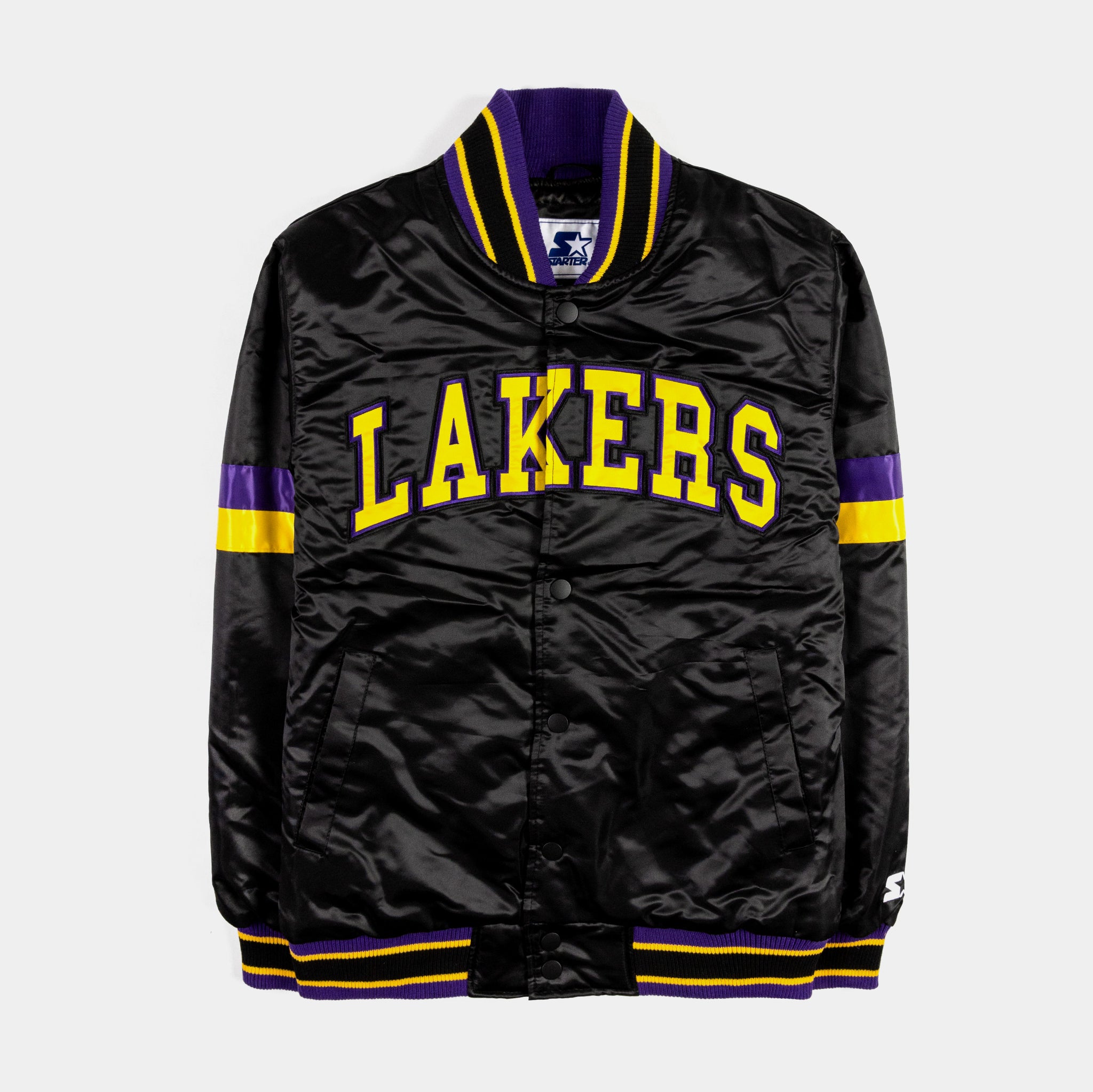 Lakers black best sale starter jacket