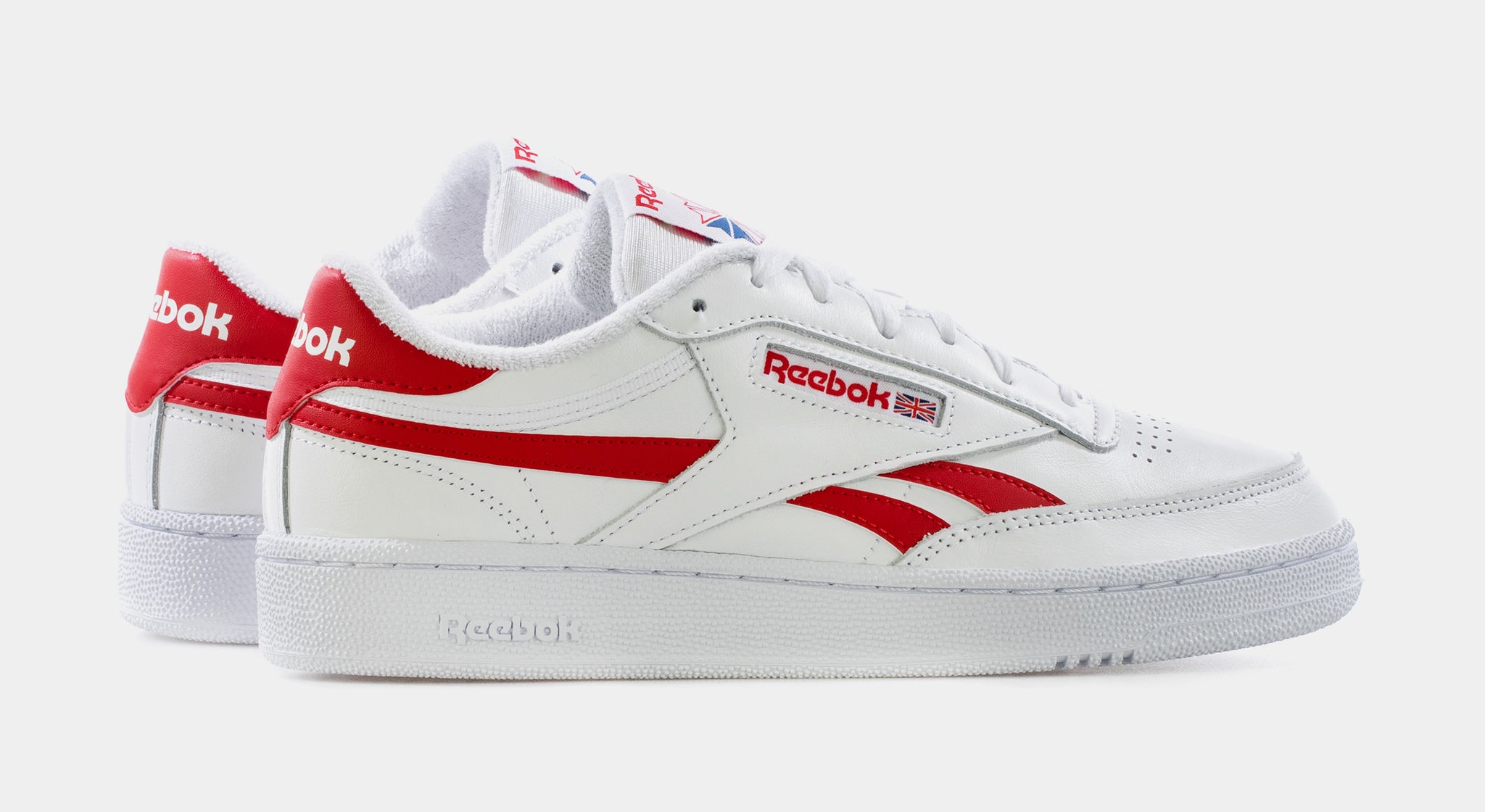 Reebok Club C Revenge Mens Lifestyle Shoe White Red H04170 Shoe