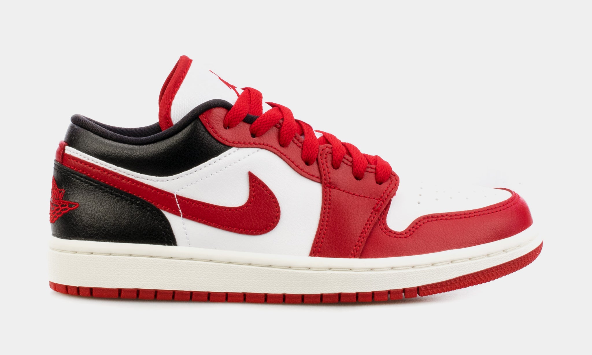 Air Jordan 1 Retro Low Gym Red Womens Lifestyle Shoes (Black/Red) Free  Shipping