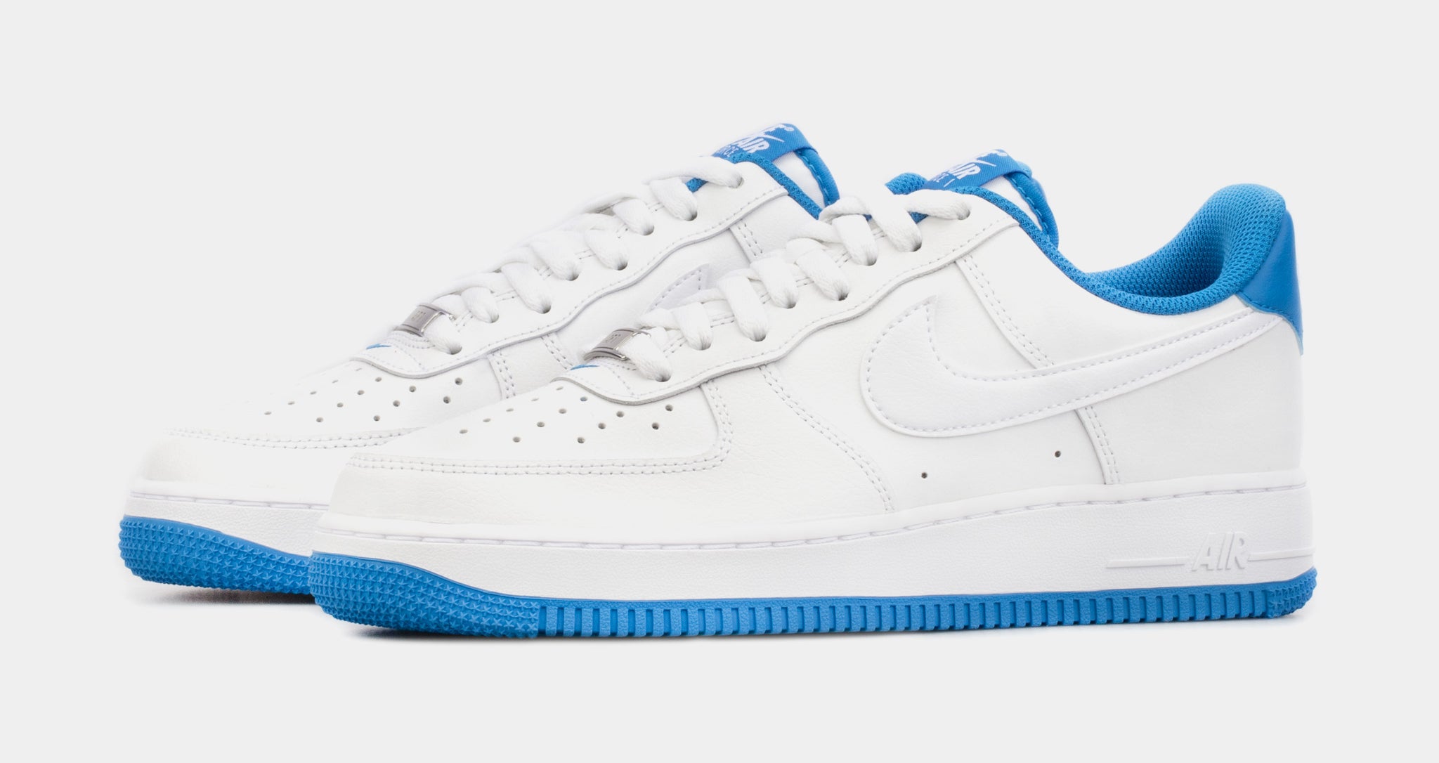 Blue Patent Leather Glazes Over The Nike Air Force 1 Low - Sneaker